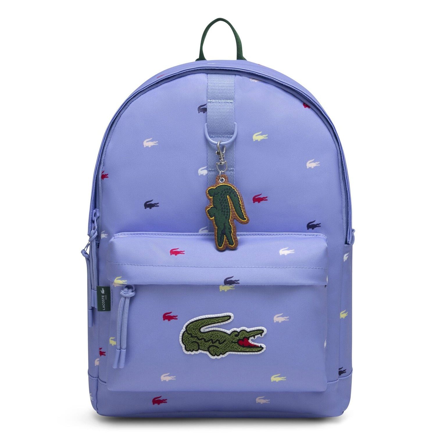 Lacoste Kinderrucksack LACOSTE Kids Rucksack hellblau / flieder mit allover Krokodil - Print