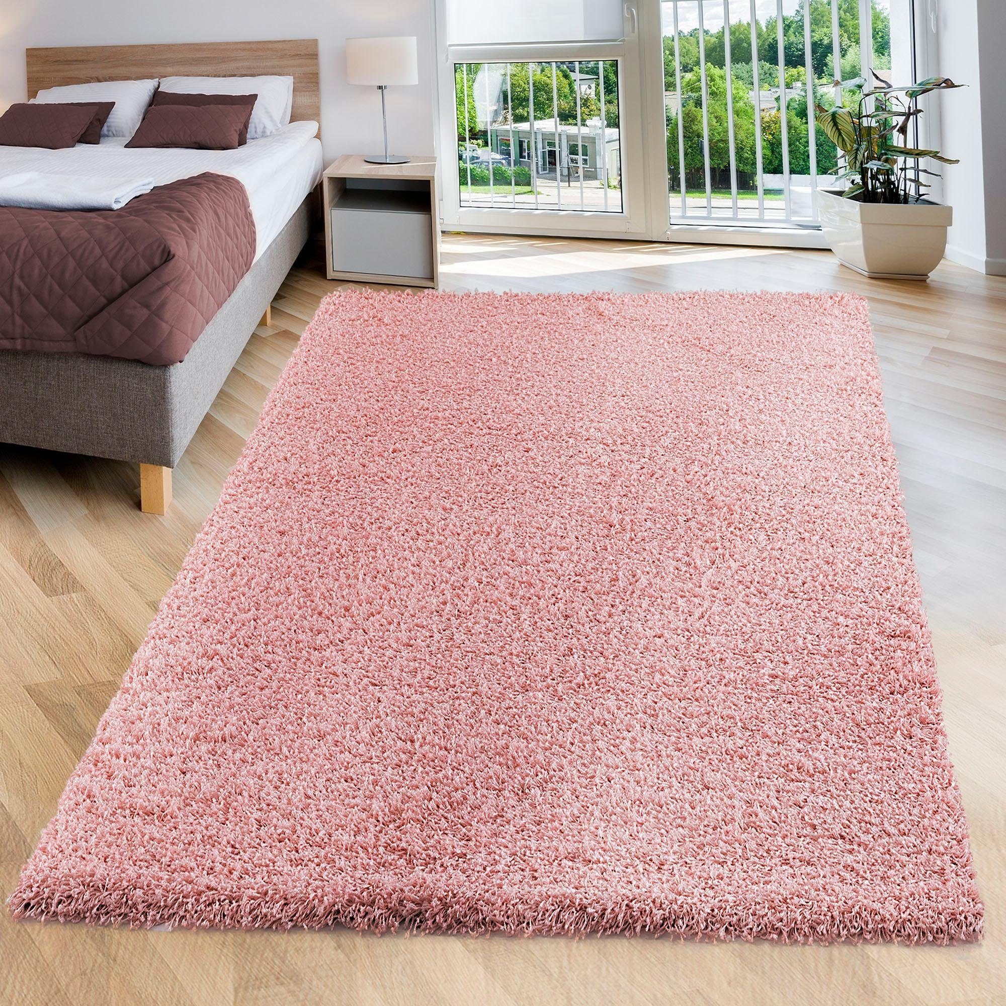 Sanat Hochflor-Teppich LOCA, auch als Läufer und in Rund, rechteckig, Höhe: 30 mm, Wohnzimmer, Langflor, Shaggy, Schlafzimmer