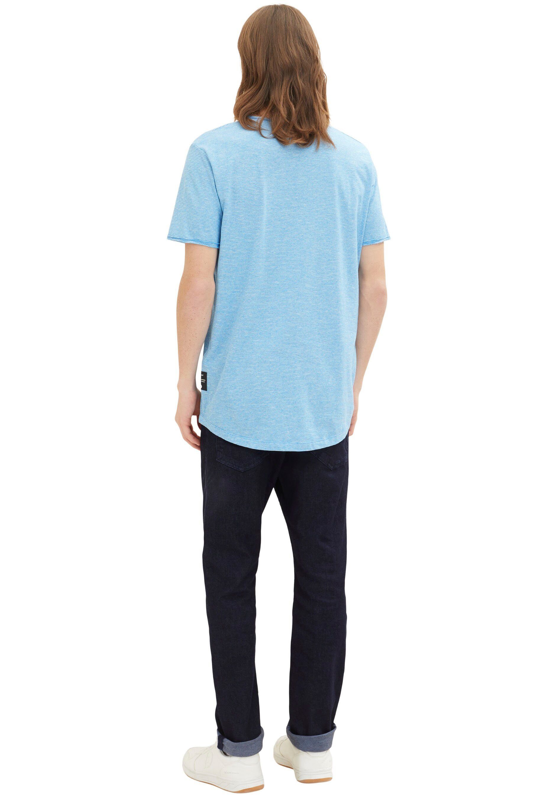 TOM TAILOR Denim T-Shirt mittelblau