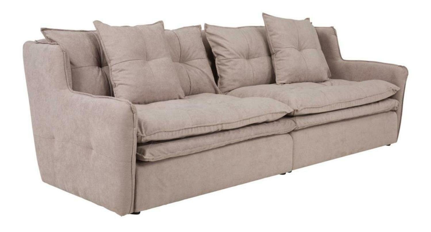 JVmoebel Sofa, Lümmel Sofa 4 Sitzer Stoffsofas Luxus Couch Couchen big Polster 265cm
