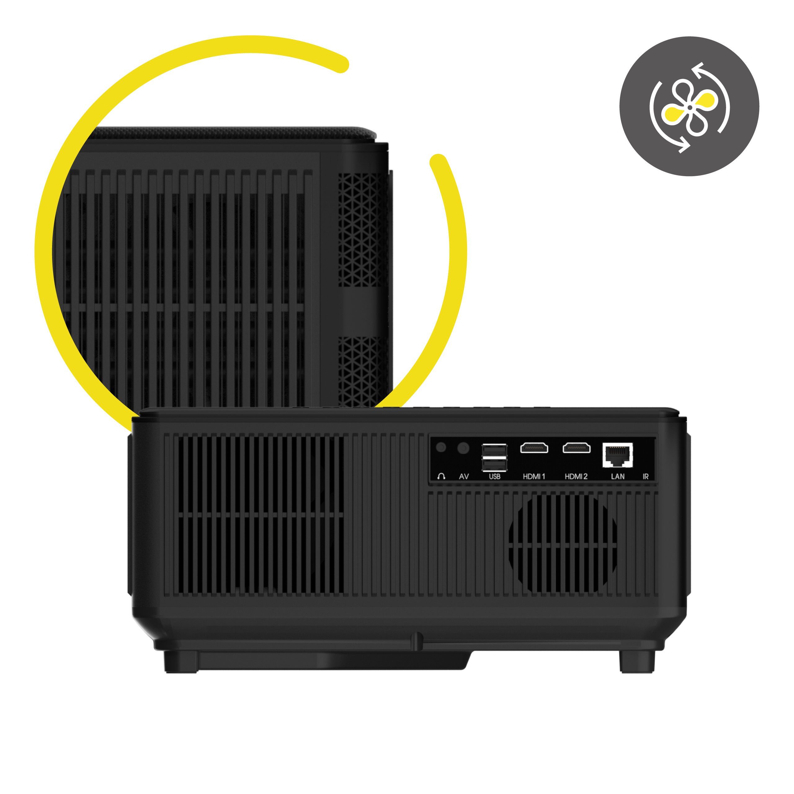 Overmax MULTIPIC 6.1 Beamer (7000 lm, 4500:1, 1920x1080 px, FullHD/Auto-Focus/Auto-Keystone/Dust Proof/40 – 150’’/50000h)