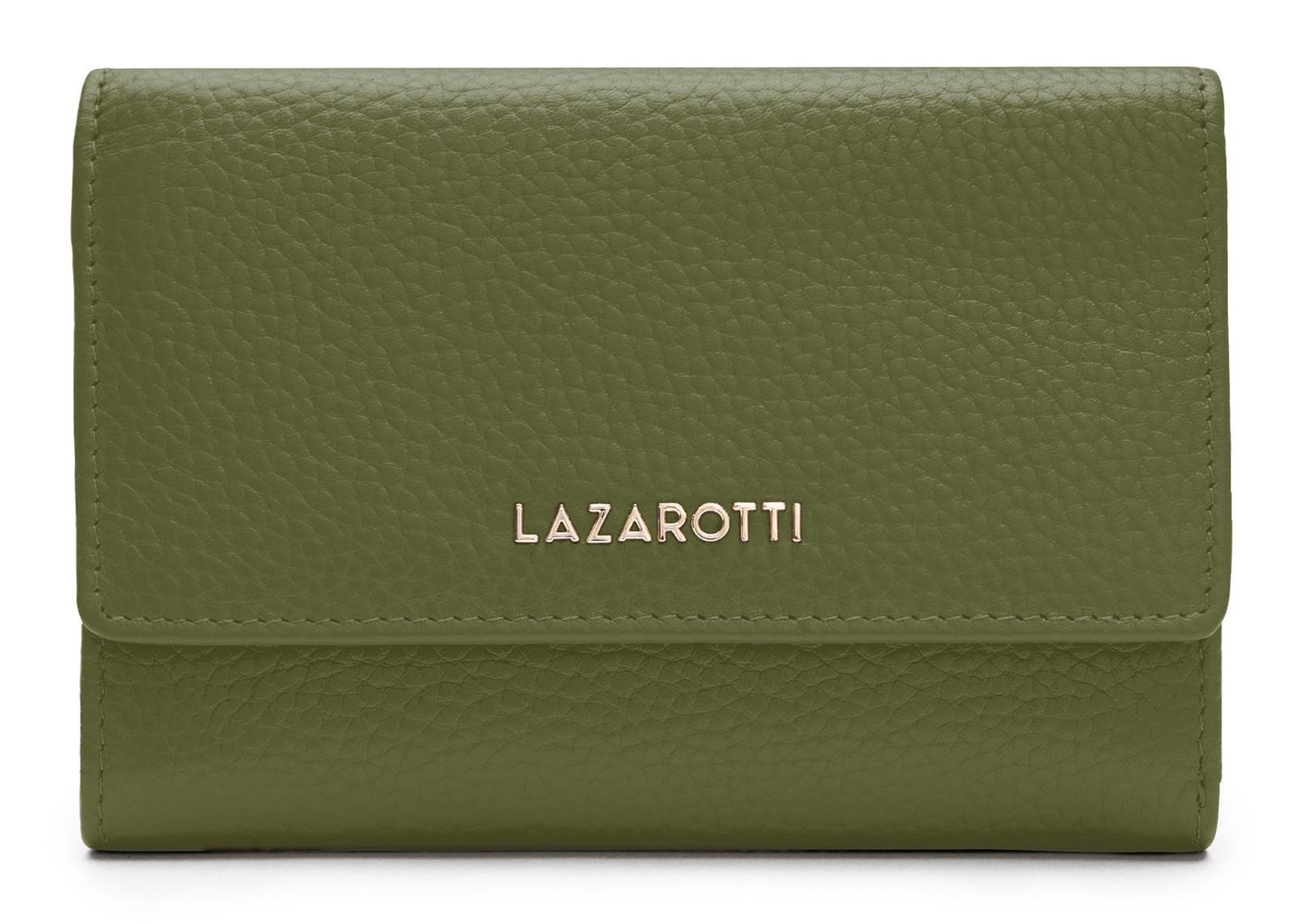 Lazarotti Geldbörse Zip Wallet With 15 Card Slots, aus echtem Leder