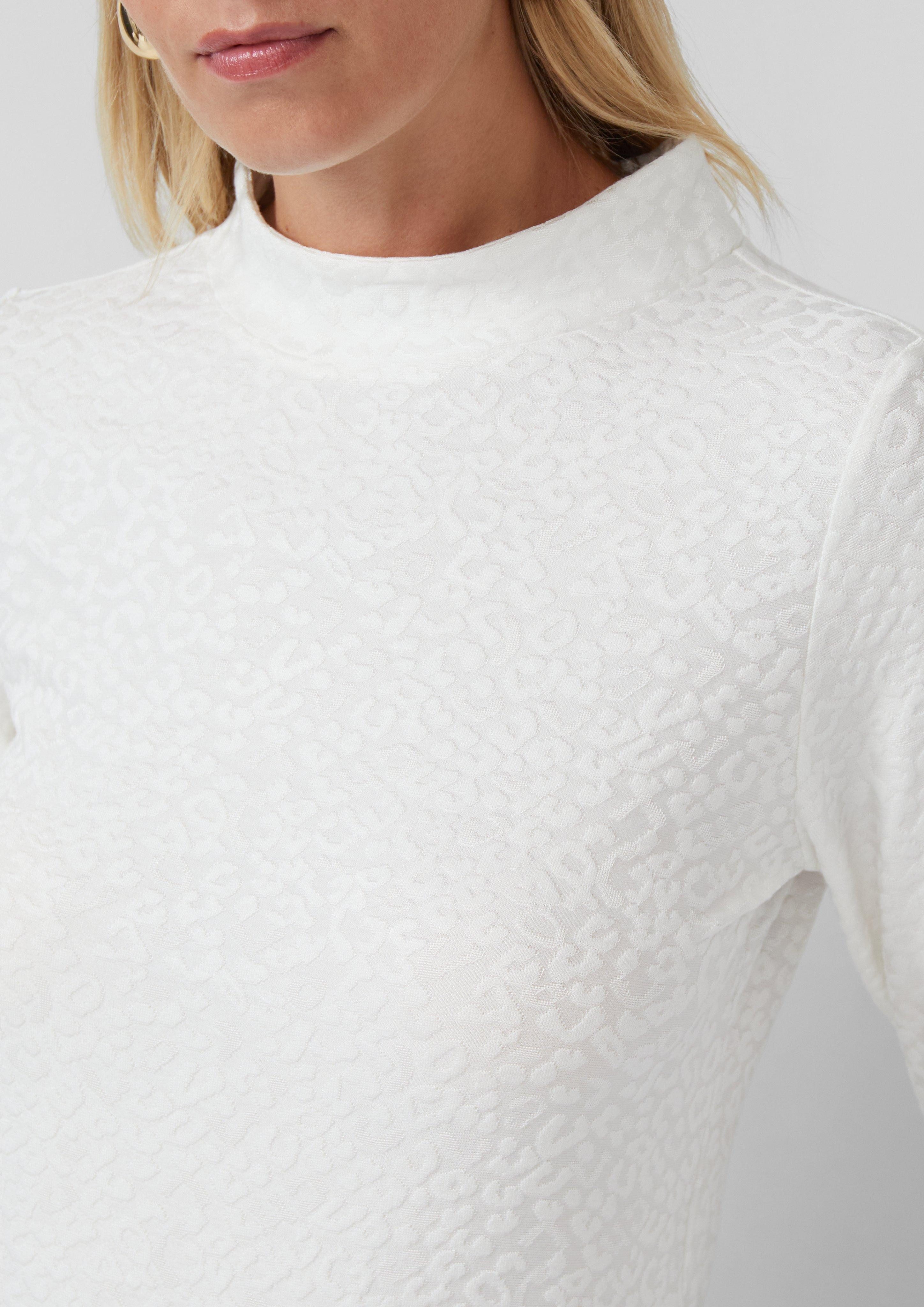 s.Oliver BLACK LABEL Langarmshirt Leicht glänzendes günstig online kaufen