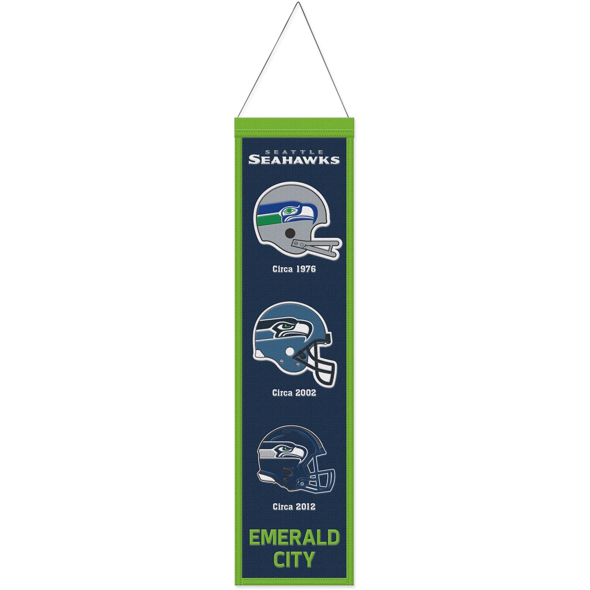 WinCraft Wanddekoobjekt NFL Teams EVOLUTION Seahawks 80x20cm Banner Seattle Wool