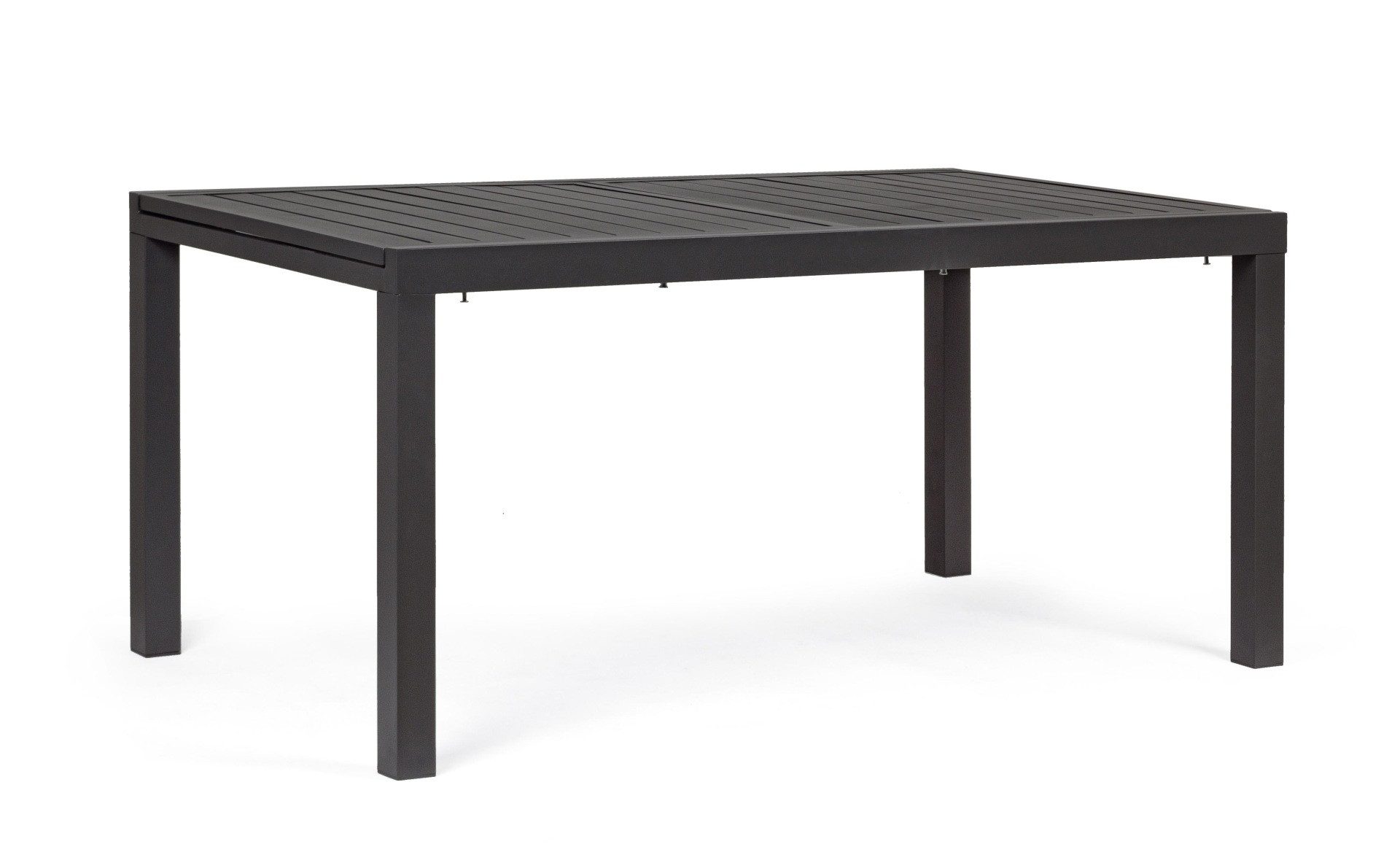 Esstisch Hilde aus Aluminium, 160-240x90 cm, Anthrazit