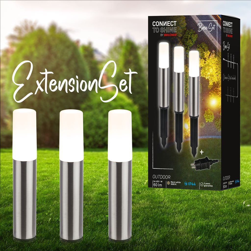 Briloner Leuchten Gartenstrahler 3926032, LED fest integriert, 2700K - Extra-Warmweiß