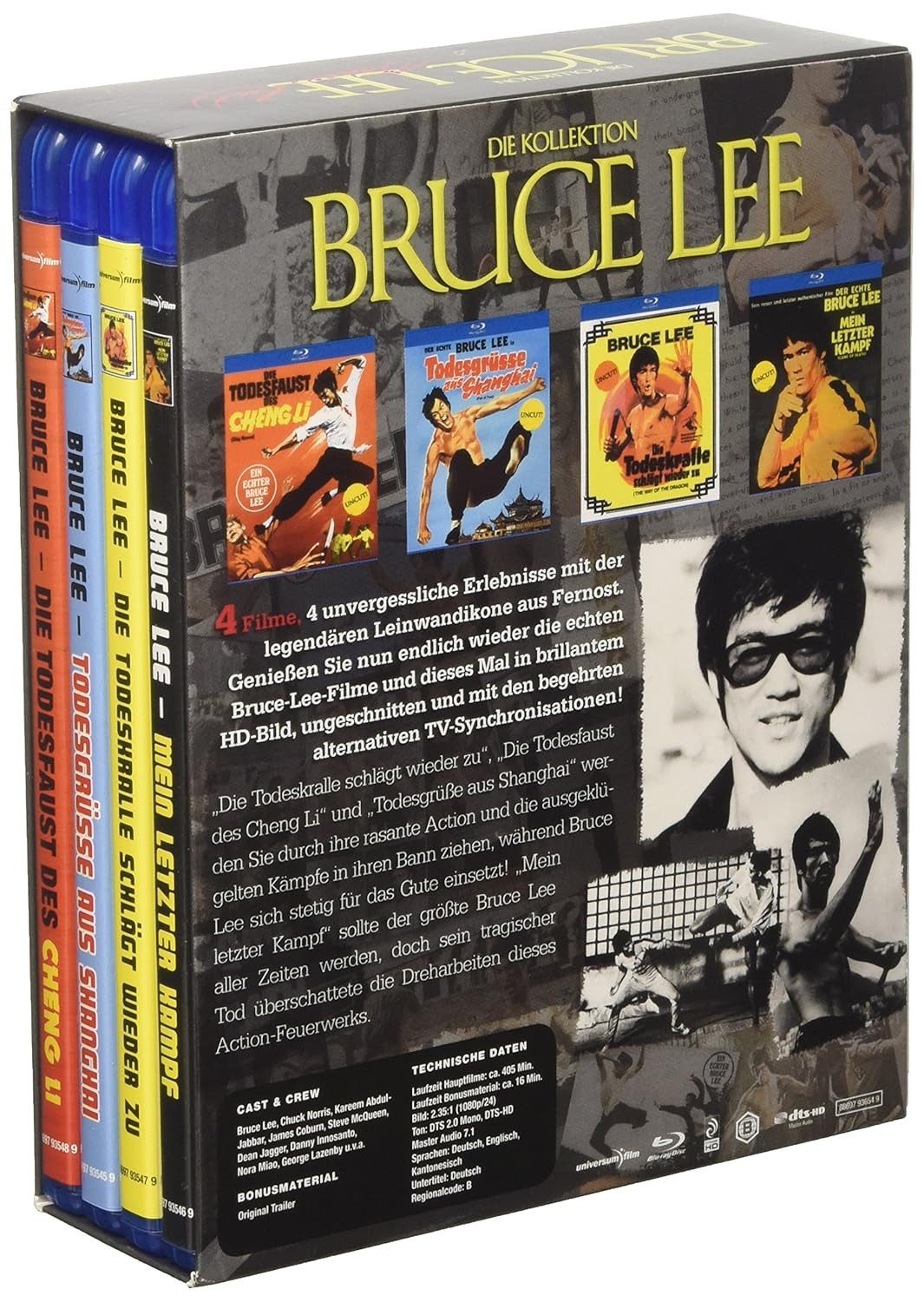 Leonine Blu-ray Bruce Lee - Die Kollektion - Uncut BluRay, (4-St)