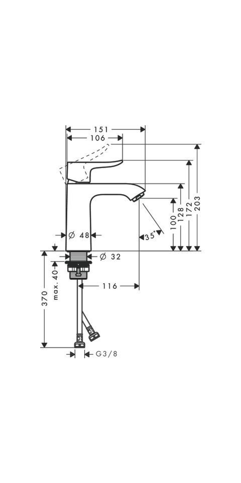 Thumbnail - hansgrohe Waschtischarmatur