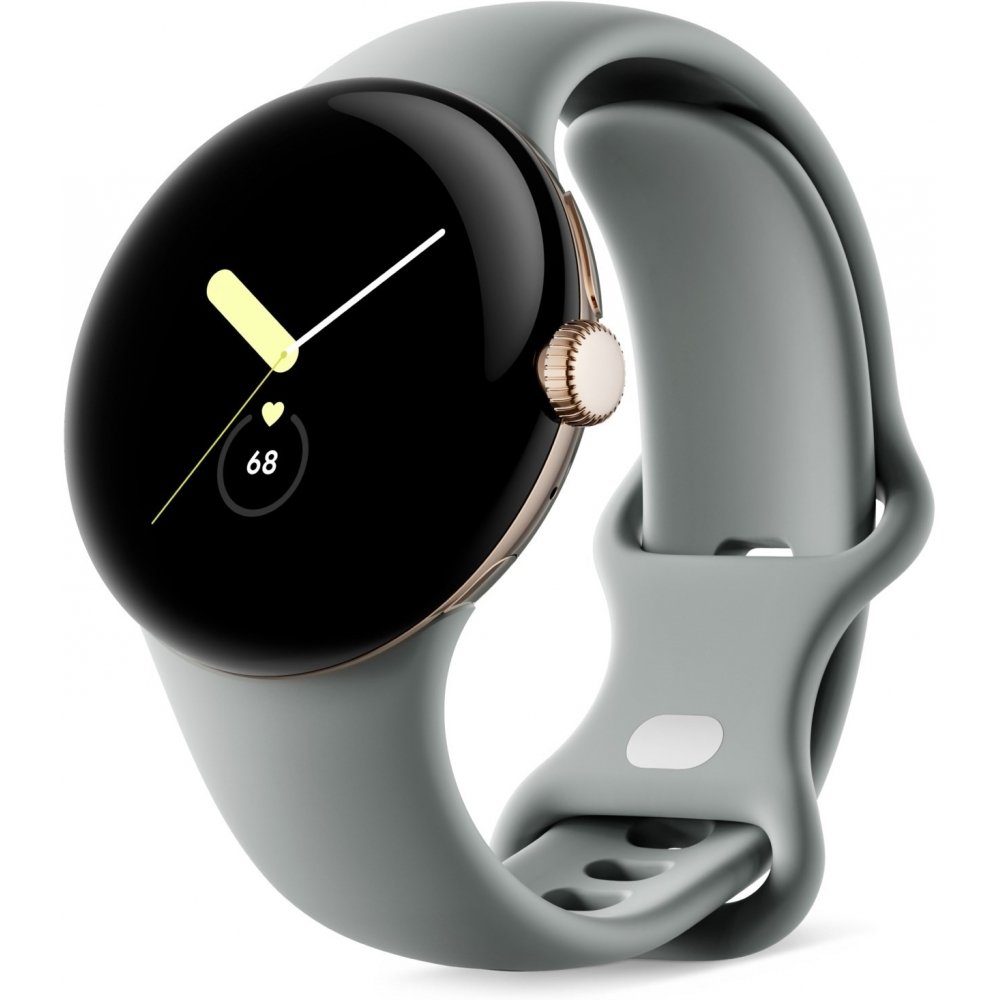 Google Pixel Watch LTE Smartwatch (4,1 cm/1,61 Zoll, Wear OS by Google),  Wasserdicht bis zu 50 m Tiefe (5 ATM)