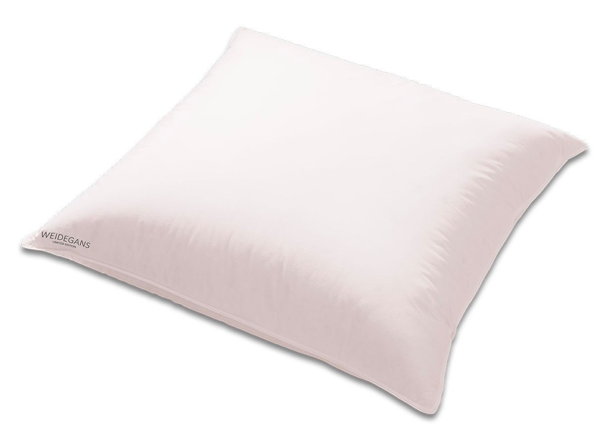 Kauffmann Gänsedaunenkopfkissen 3 Kammerkissen "Weidegans Limited Edition", Füllung: Außen: 100% Gänsedaunen/ Innen: 100% Gänsefedern, Bezug: 100% Baumwolle, Seitenschläfer, Rückenschläfer, Bauchschläfer, Hervorragende Stützwirkung des Kopf- & Nackenbereichs