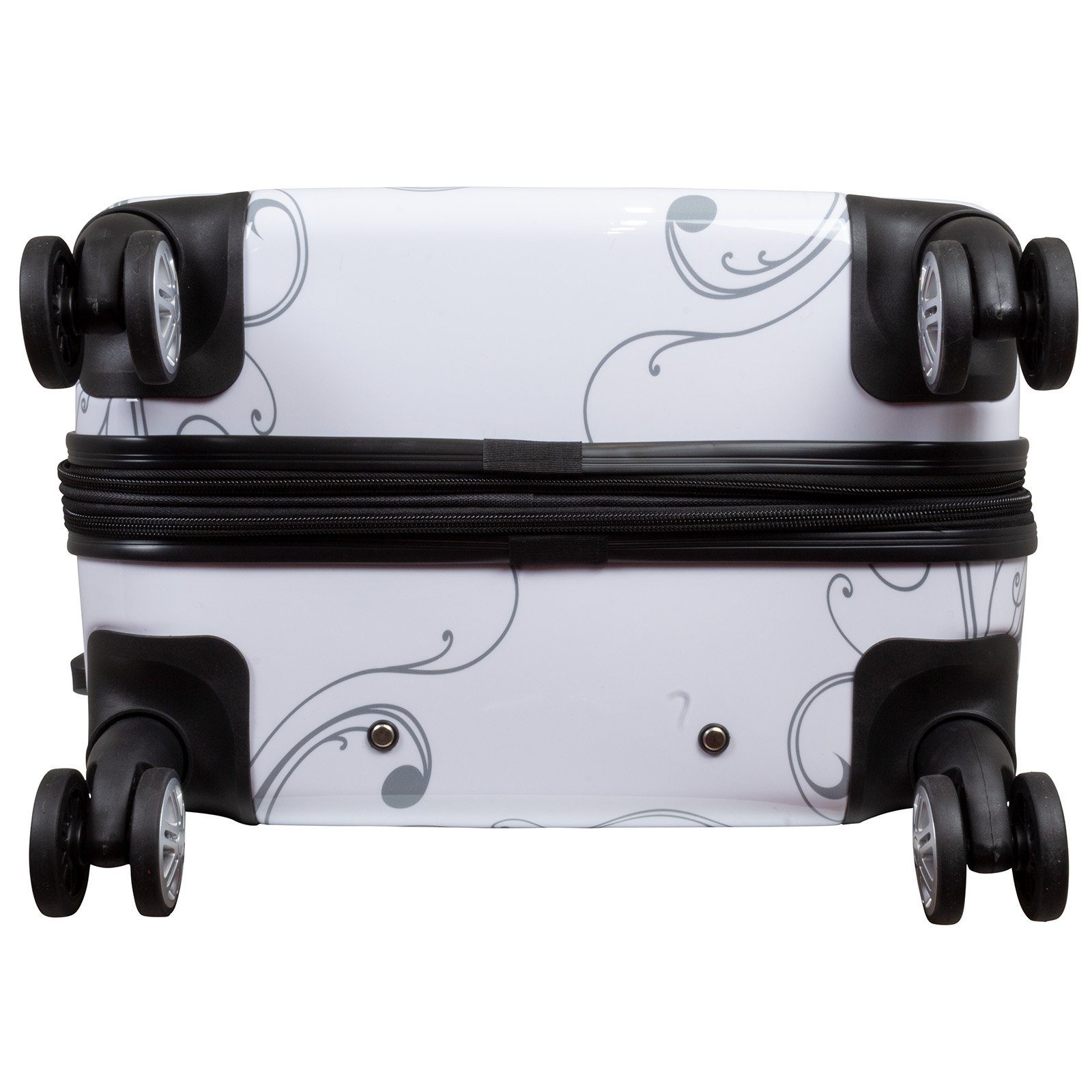 Trendyshop365 Hartschalen-Trolley Motivkoffer Schmetterling - Handgepäck - Weekender - Reisekoffer, Zahlenschloss, Polycarbonat, Dehnfalte