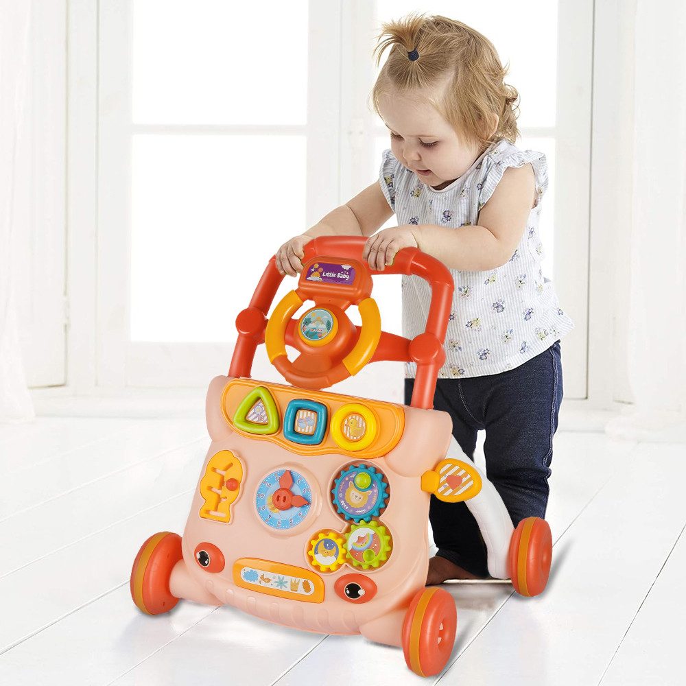 JEOBEST Lauflernwagen Lauflernhilfe, Frühpädagogisches Aktivitätszentrum, B günstig online kaufen