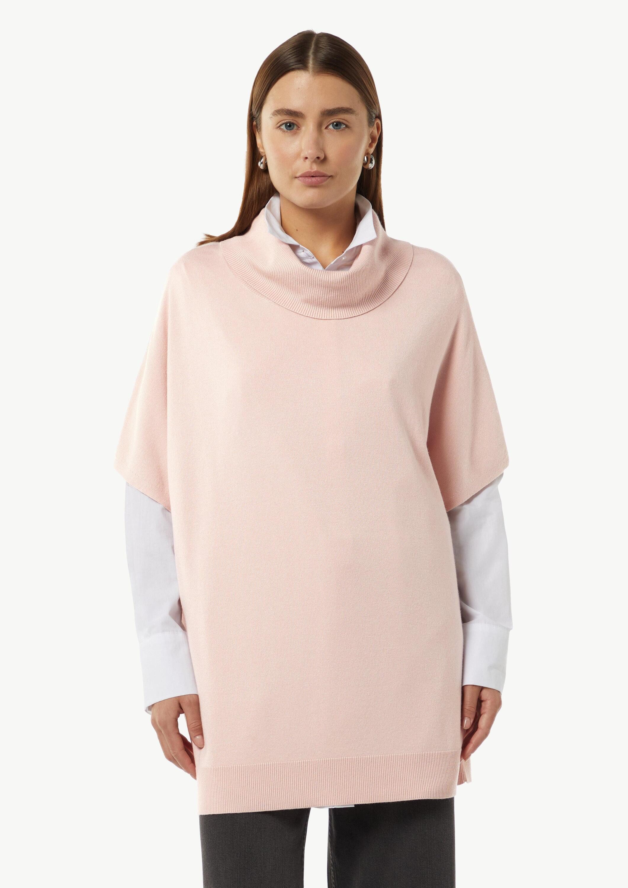 comma Poncho Indoor-Poncho Poncho aus Viskosemix mit Rollkragen