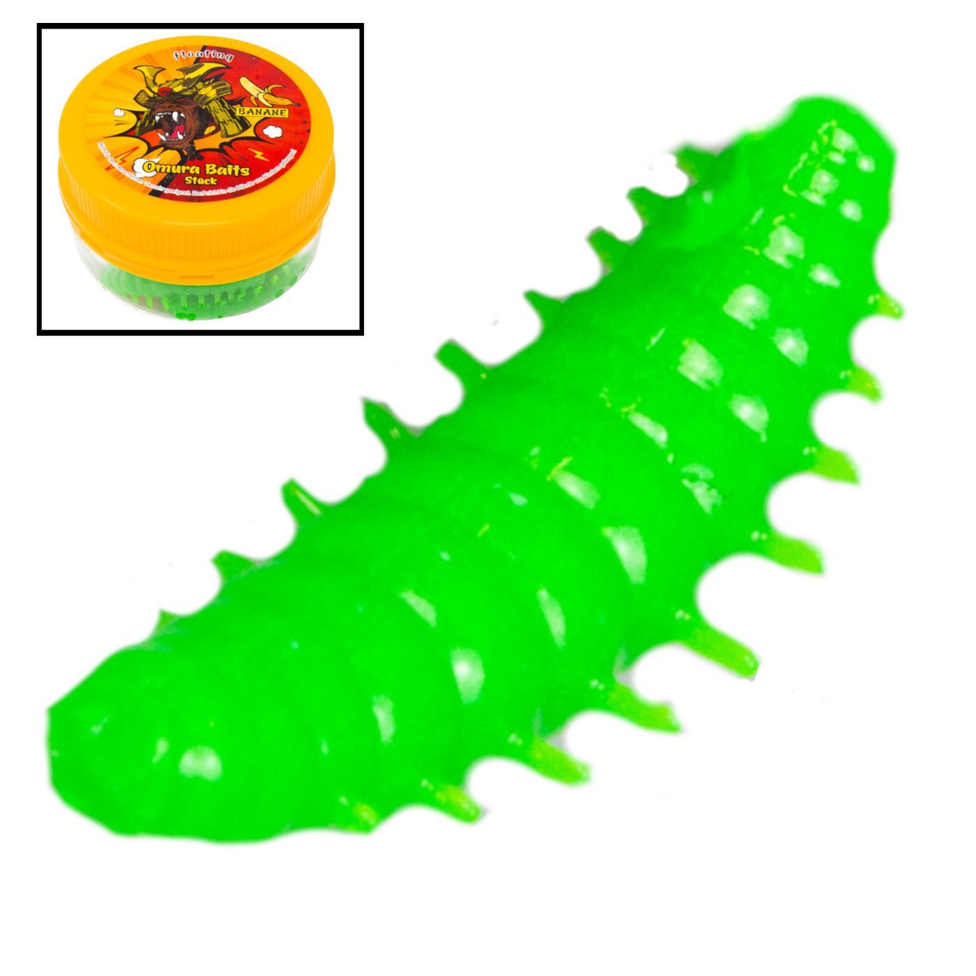 Kunstköder FTM Omura Baits Okto Banane - Gummimaden