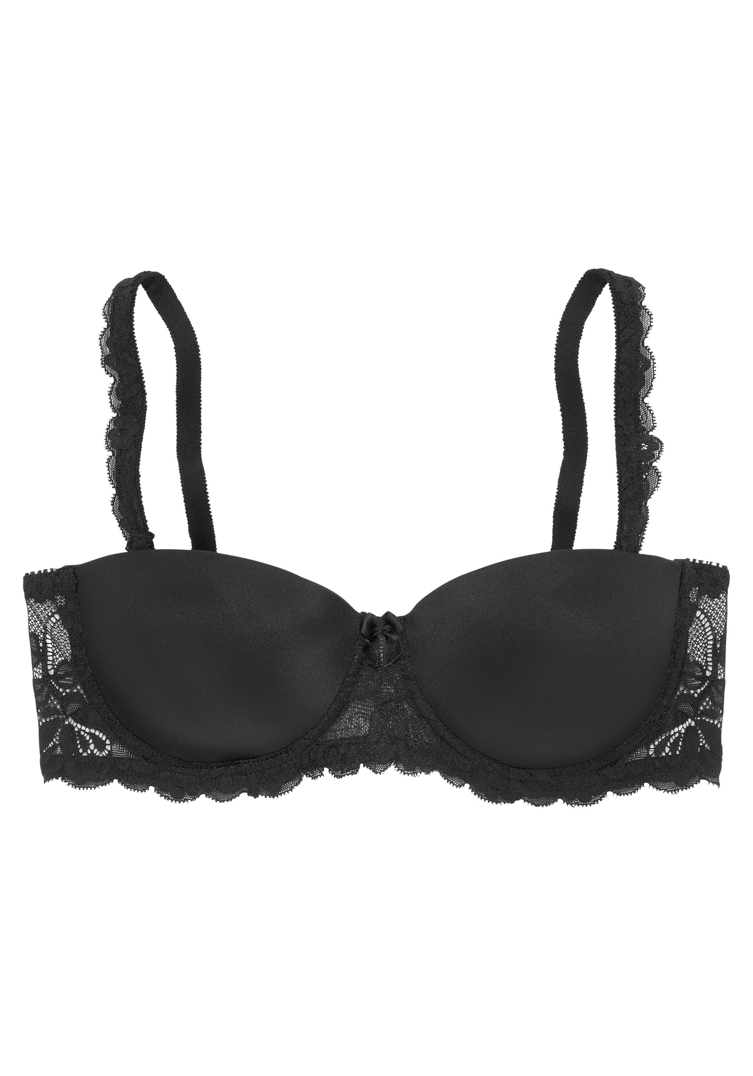 Nuance Schalen-BH mit abnehmbaren Trägern und Details aus Spitze, Dessous