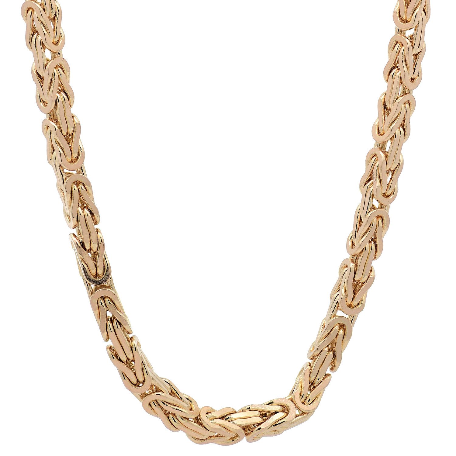 HOPLO Goldkette Goldkette Königskette Länge 19cm - Breite 2,5mm - 750-18 Ka günstig online kaufen