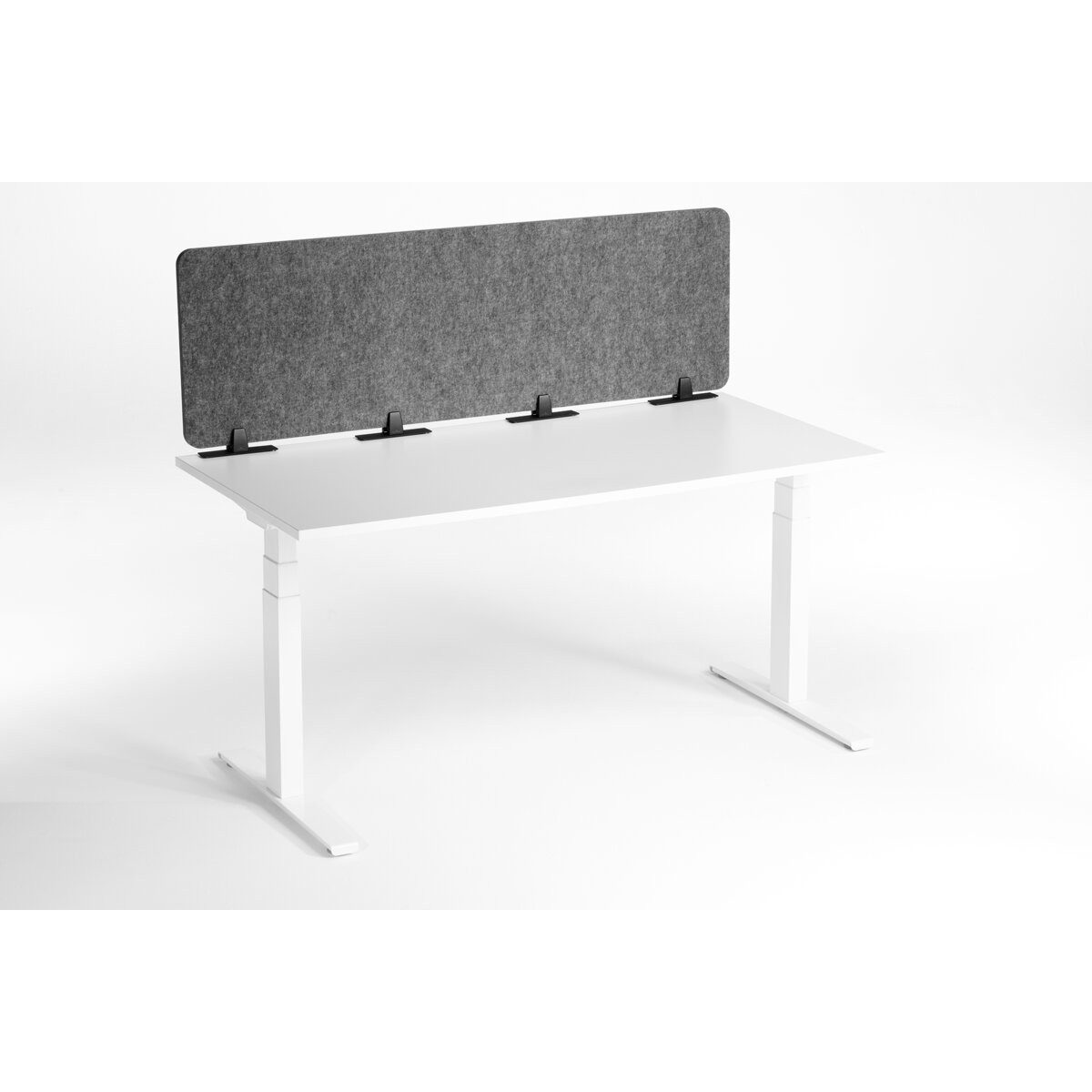 DURABLE Standtafel Tischtrennwand EFFECT 120cm anthrazit