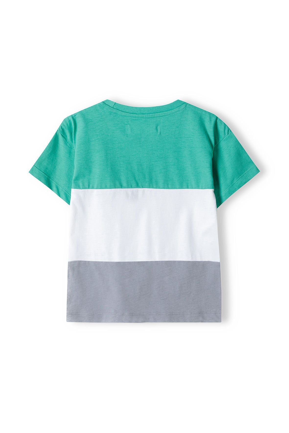 Sweatbermudas und Grün T-Shirt MINOTI Set Shorts & (12m-8y) T-Shirt
