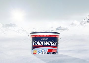 SCHÖNER WOHNEN FARBE Wand- und Deckenfarbe Polarweiss, 10l Gebinde