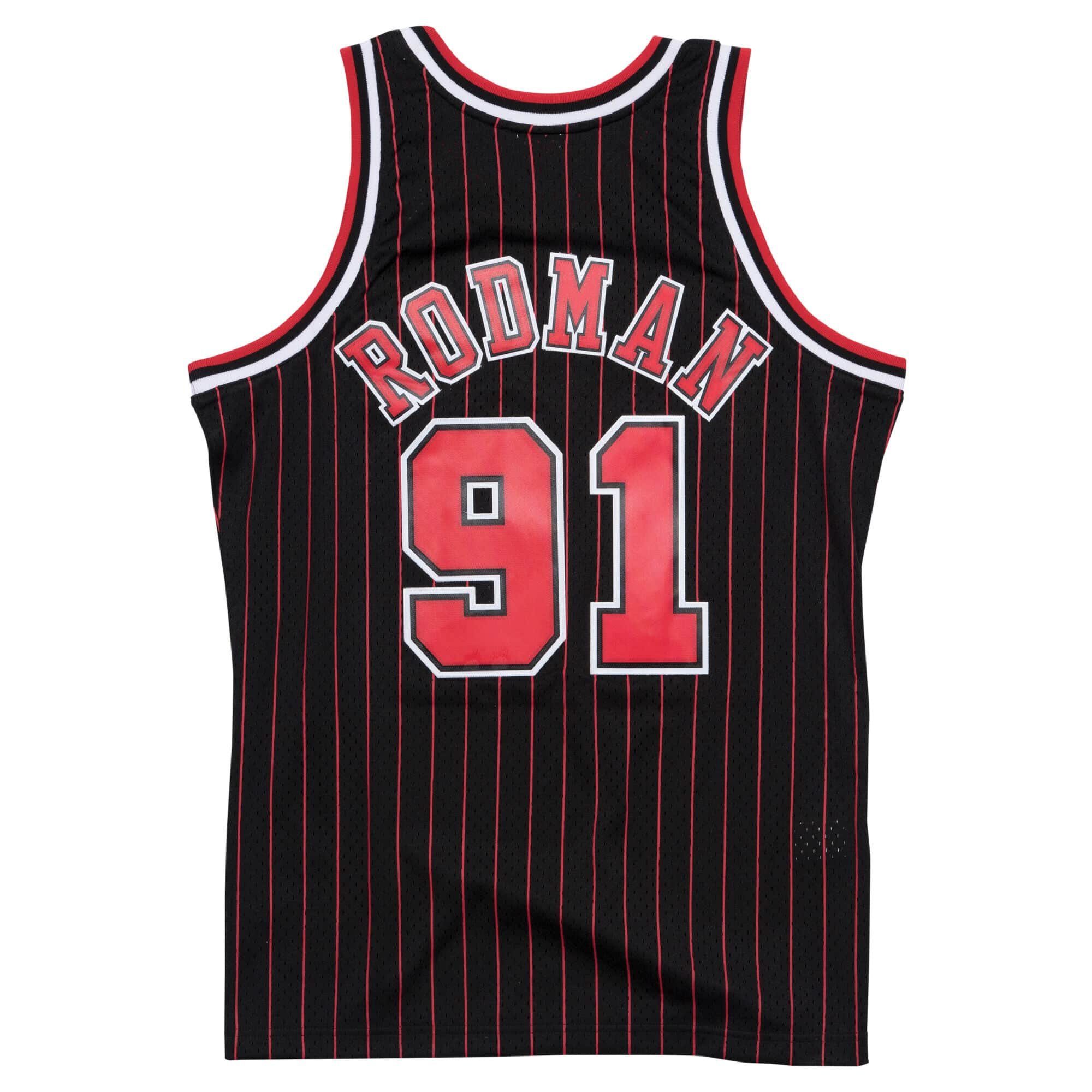 Mitchell & Ness Basketballtrikot Chicago Bulls 1995-96 D. Rodman #91, NBA M