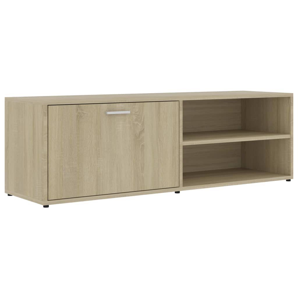 TV-Schrank Sonoma-Eiche cm 120 Spanplatte Lowboard Sonoma 34 TV-Schrank vidaXL Eiche 37 x x