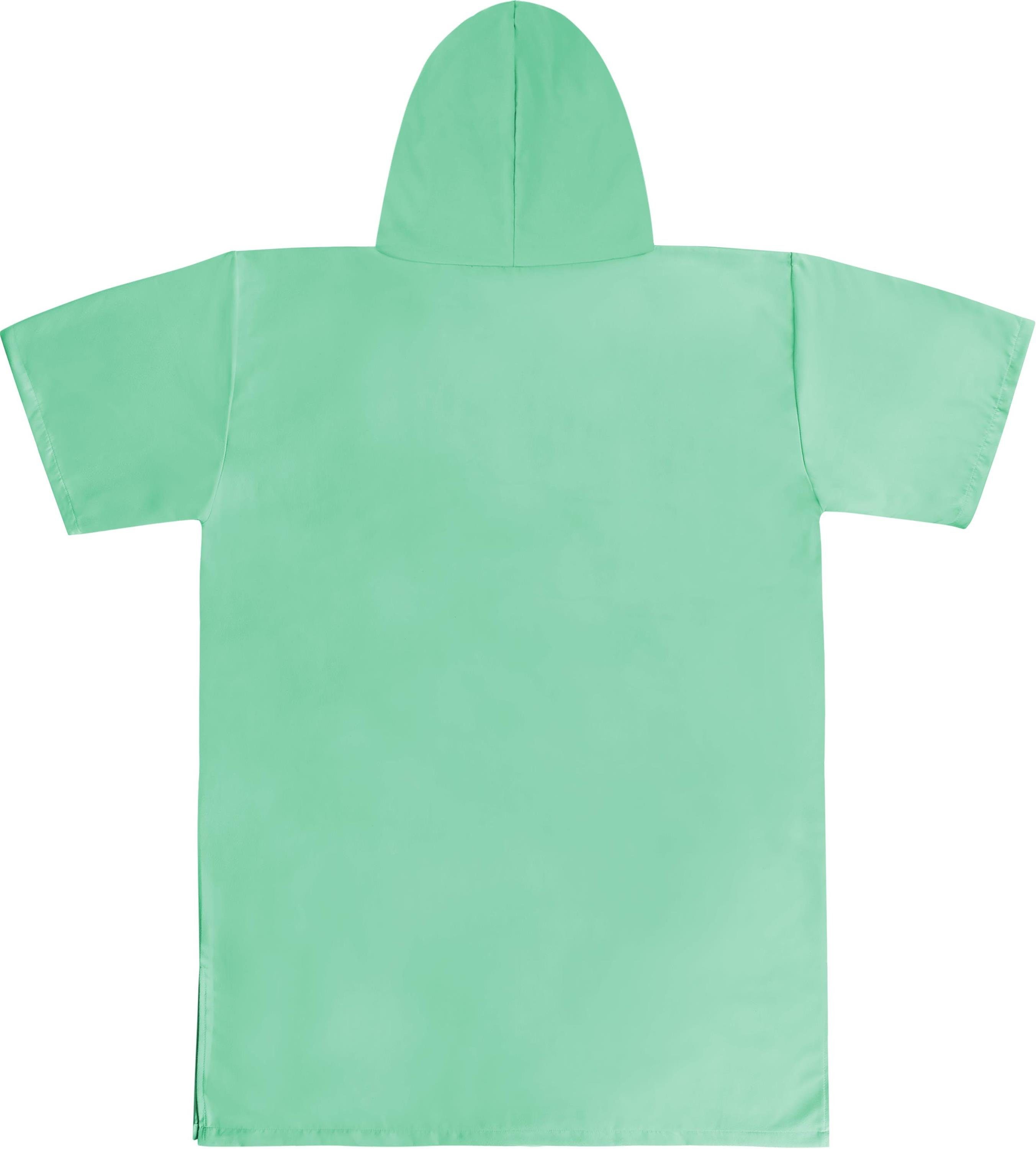 normani Badeponcho Damen Mikrofaser Badeponcho Siargao, Polyester, Kapuze, Schlupf, Bade Handtuch mit Ärmeln aus recyceltem Material – Bild 3 von 5