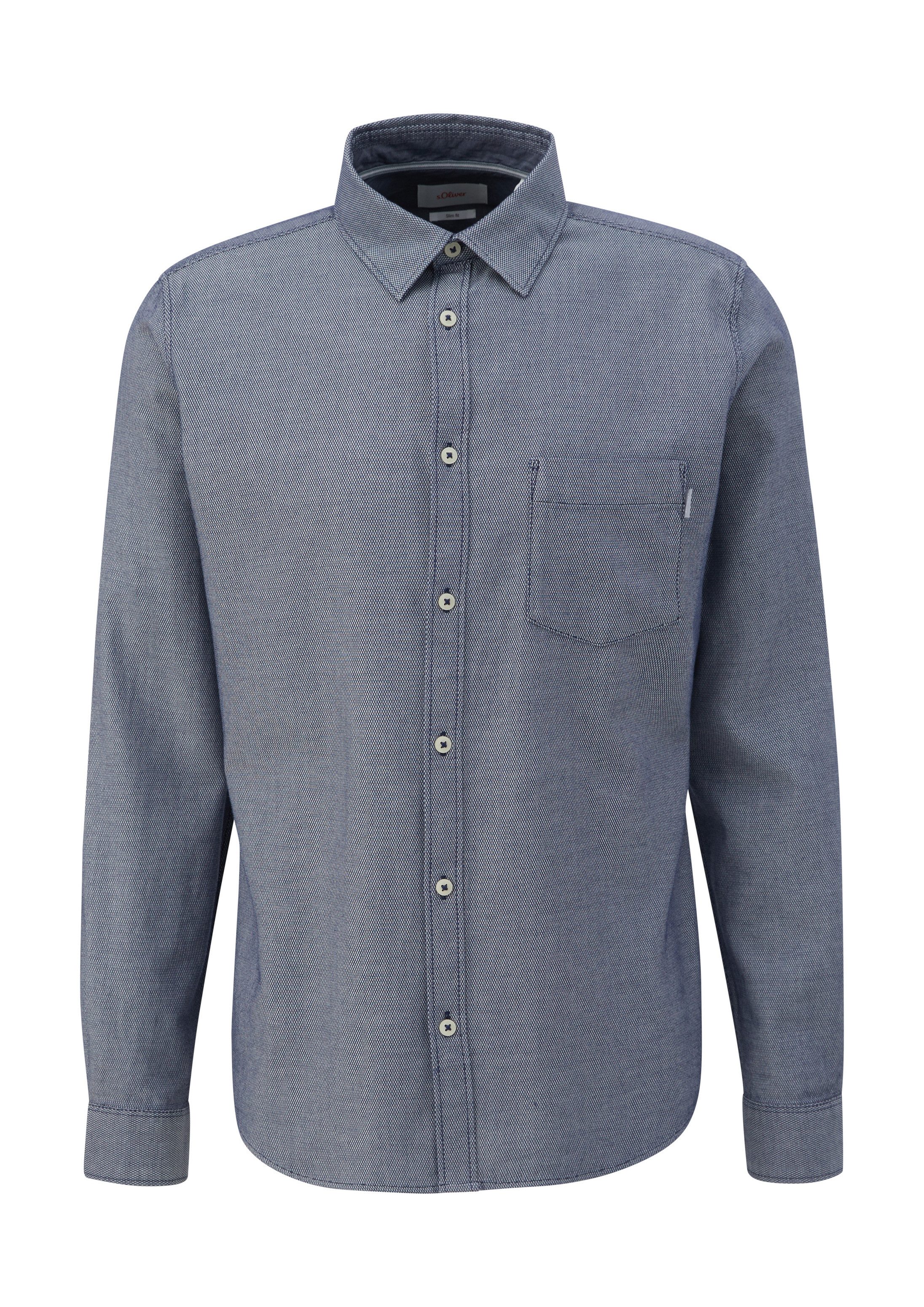 s.Oliver Langarmhemd Hemd Hemd im Slim Fit