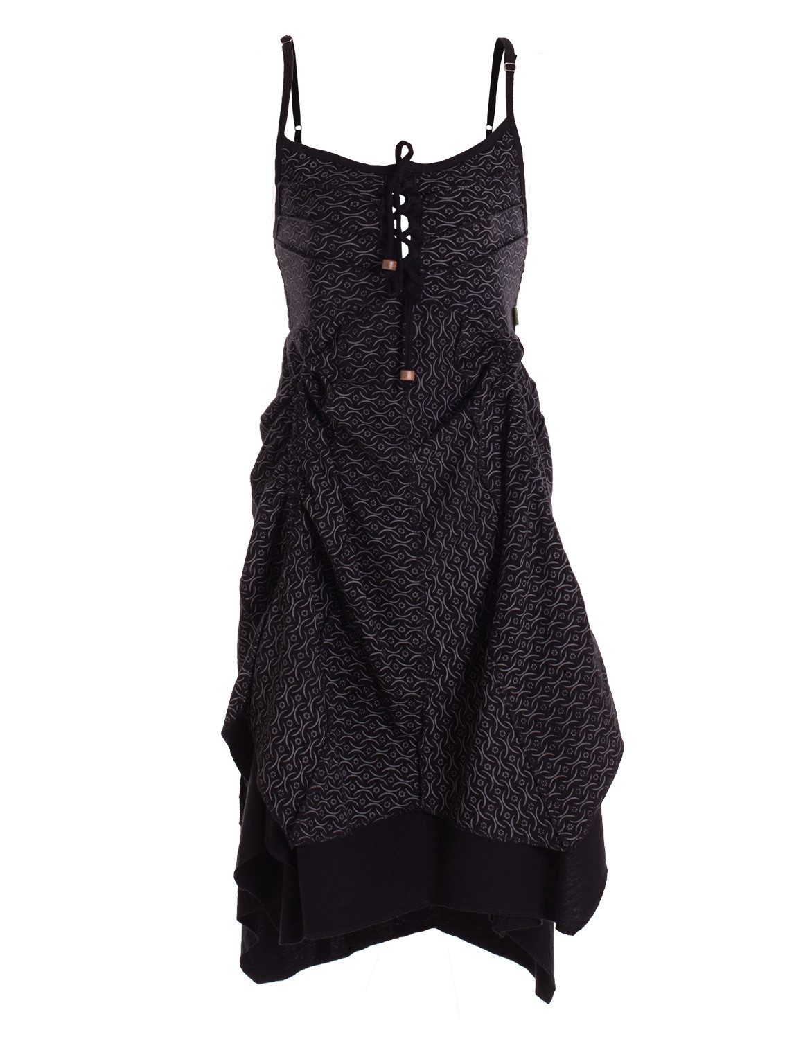 Vishes Sommerkleid Damen Sommer-Kleider längen-verstellbar Spagettiträger-K günstig online kaufen