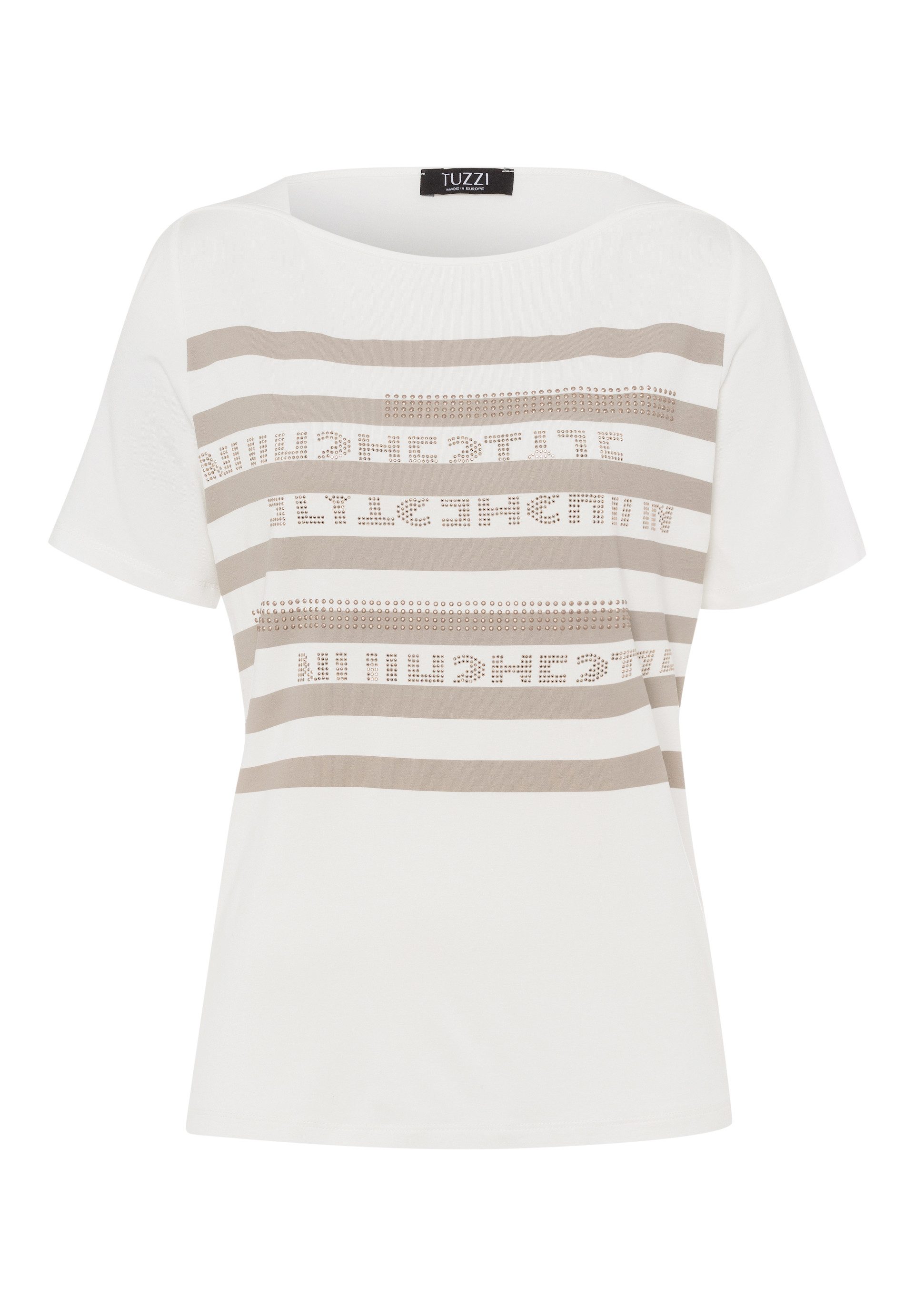 TUZZI T-Shirt mit schimmerndem Print