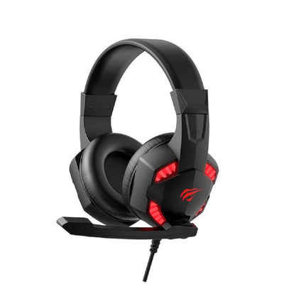 Havit Gaming Headphones RGB mit Mikrofon, 3,5-mm-Klinkenstecker USB Schwarz Gaming-Headset