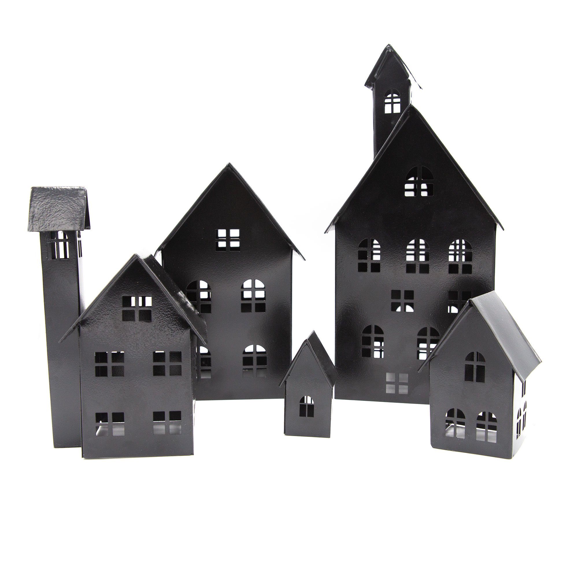 UNUS HOME Teelichthalter Deko Häuser Metall günstig online kaufen