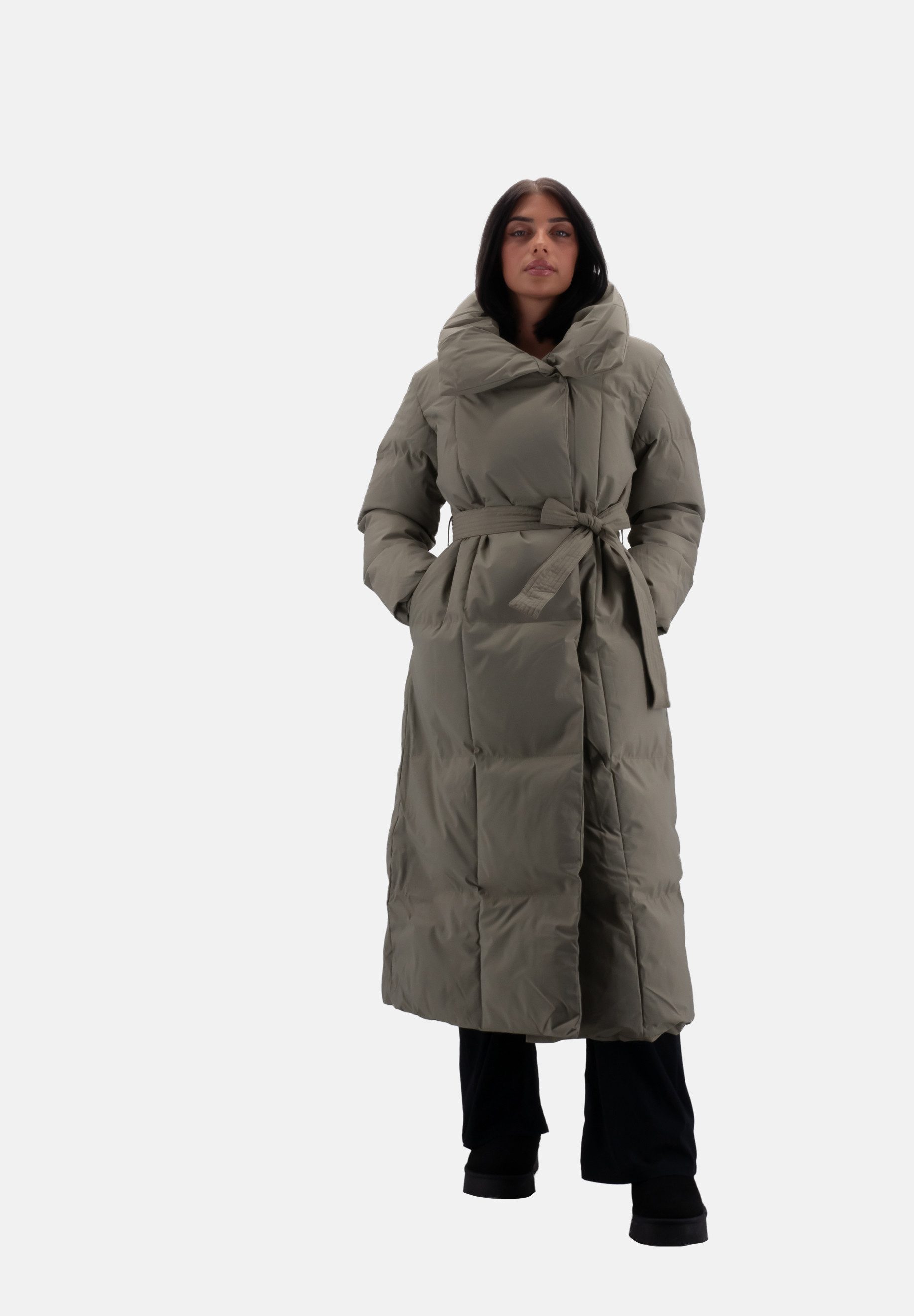 Elara Steppjacke Elara langer Damen Puffermantel günstig online kaufen