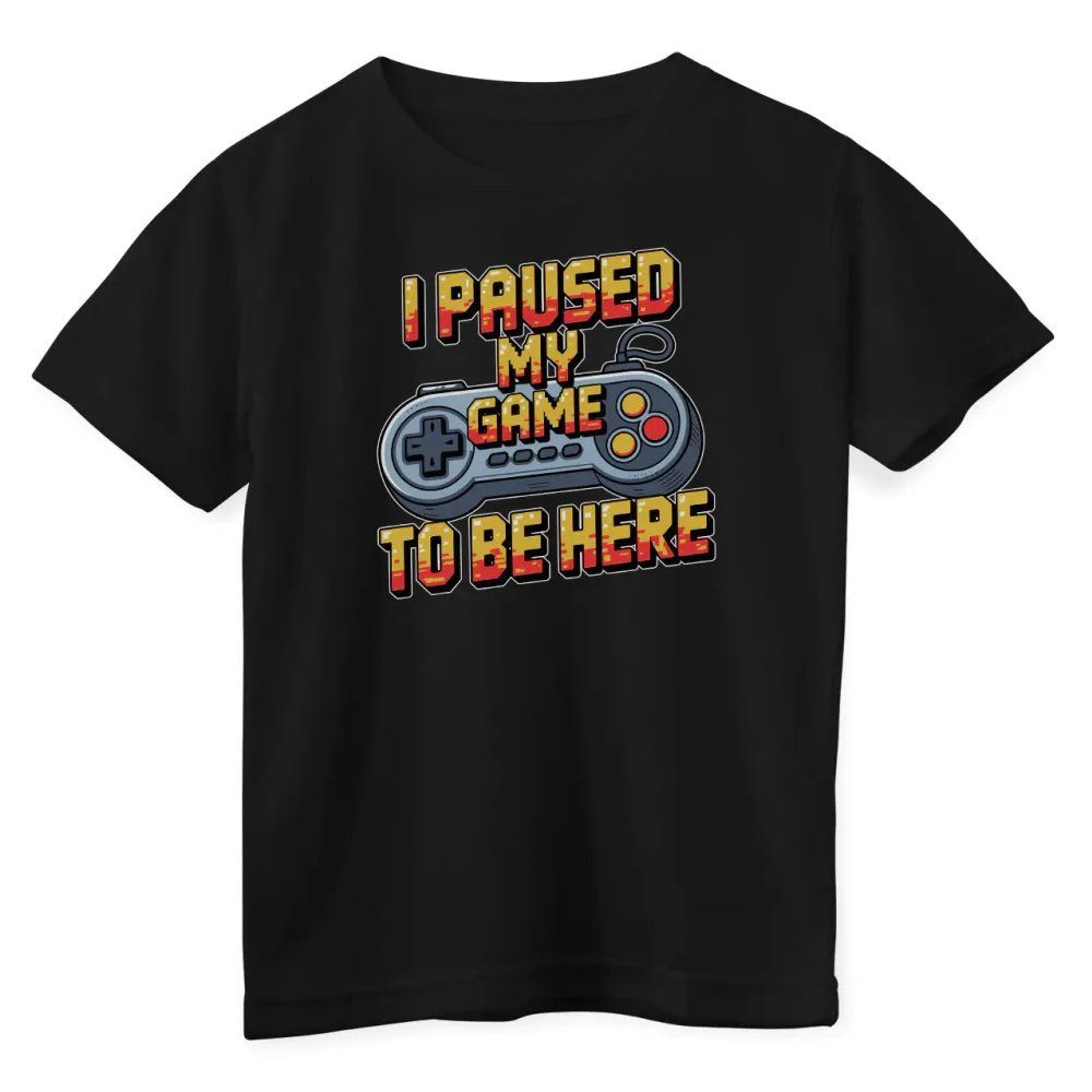 Hybris T-Shirt I Paused MY Game TO BE Here Kids Tee