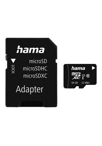 Hama MicroSDXC 64GB Class 10 UHS-I 22MB/s+ ...