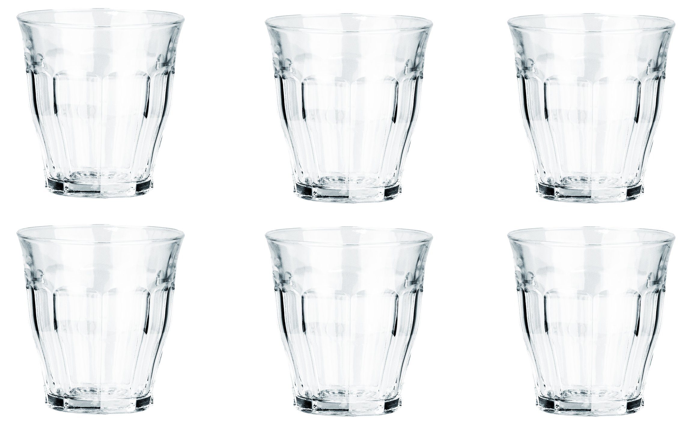 Duralex Gläser-Set »6x Picardie Glas Trinkglas Wasserglas Saftglas 160ml«,  Glas