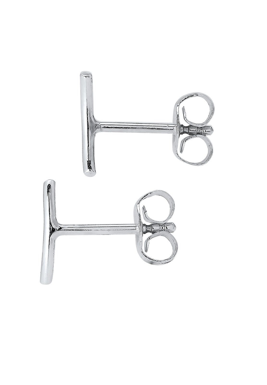 Elli Paar Ohrstecker Bogen Geo Trend Minimal 925 Silber, Geo