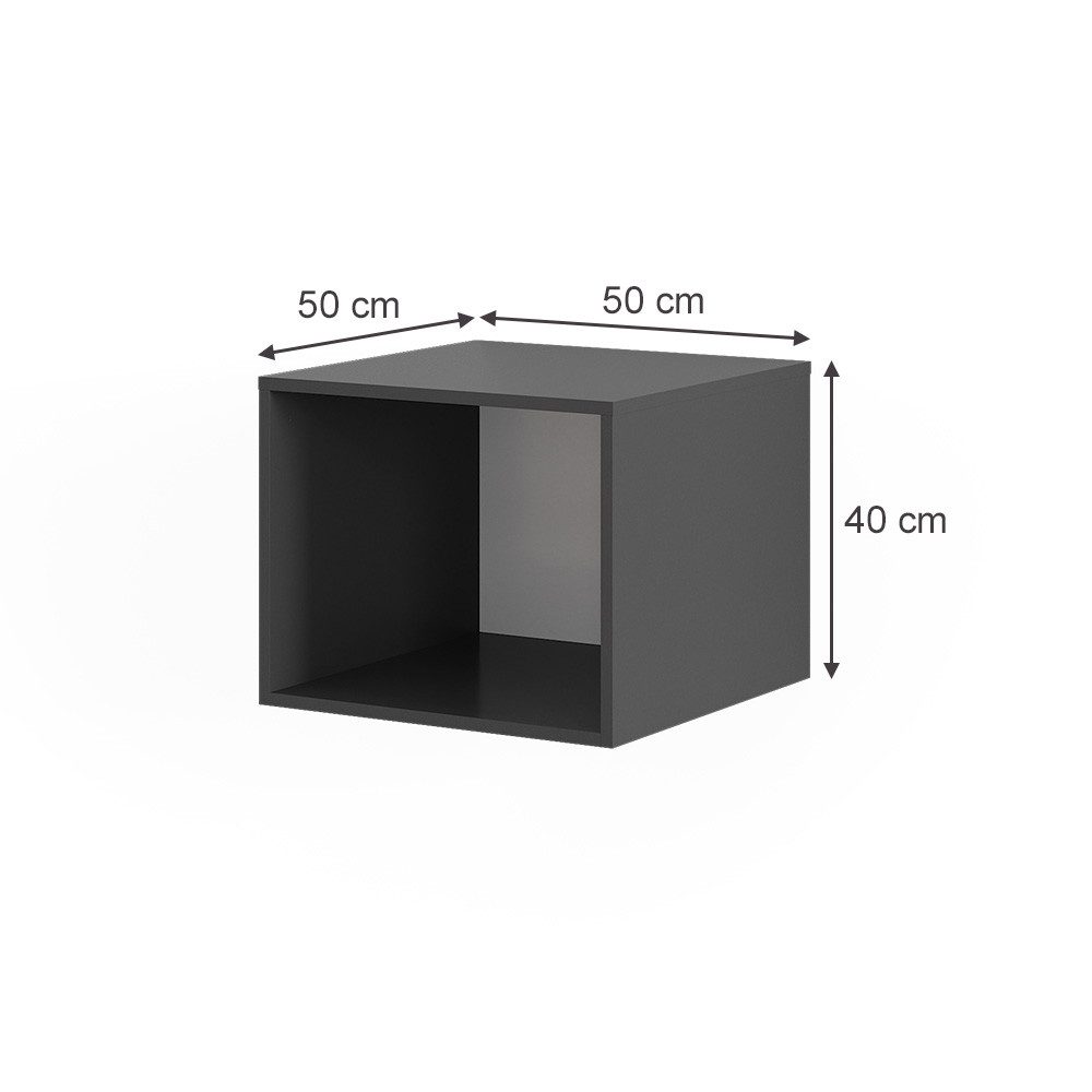 Vicco Kleiderschrank Elmo, Anthrazit, 50 x 40 cm (1-St)