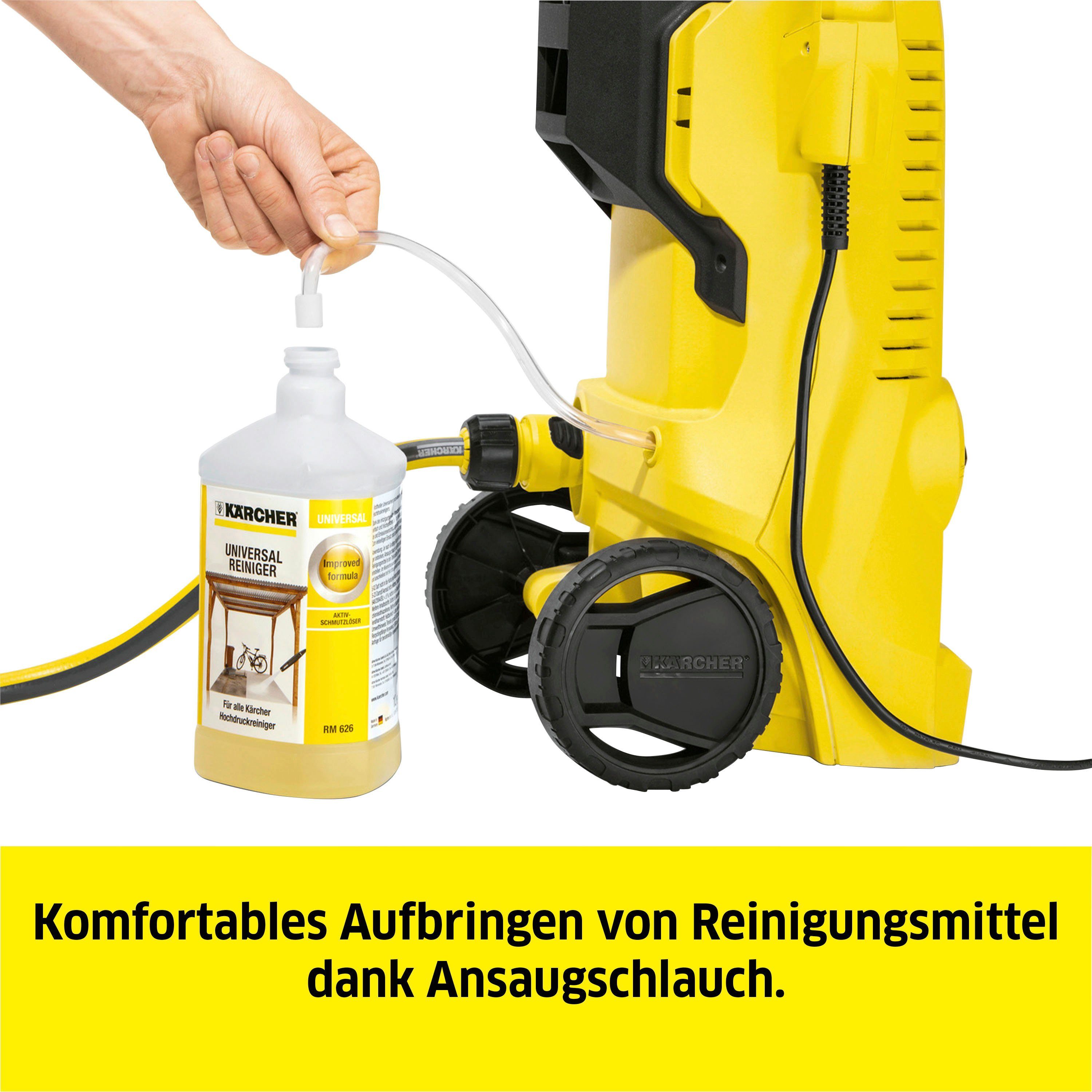 KÄRCHER Hochdruckreiniger »K 2« Power Control Home, Druck max: 110 bar, Fördermenge max: 360 l/h, Home & Garden App, Teleskopgriff
