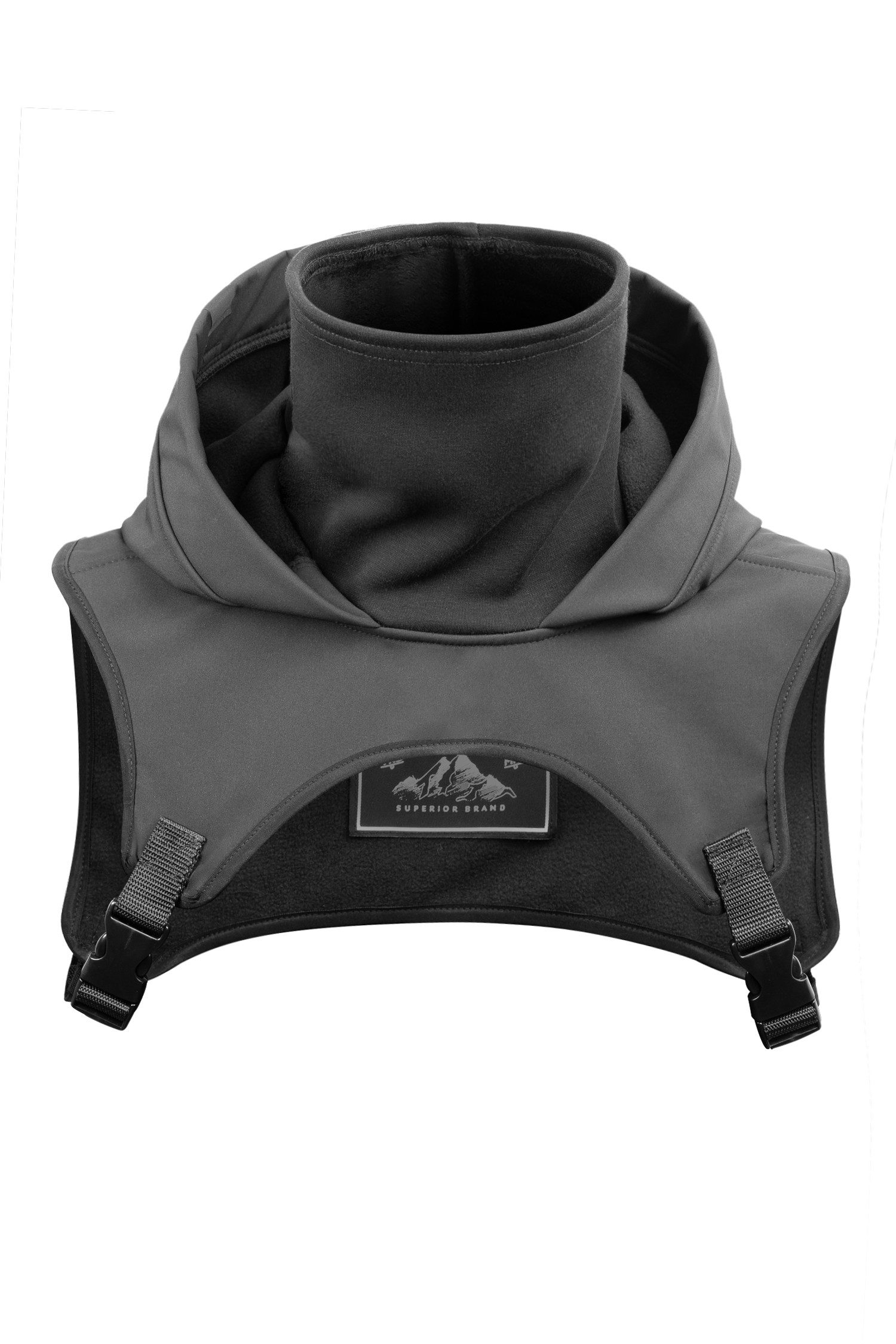 Manufaktur13 Schal Hooded Loop G2 - Kapuzenschal, Loopschal aus Softshell-Alpenfleece, wasserabweisend / winddicht