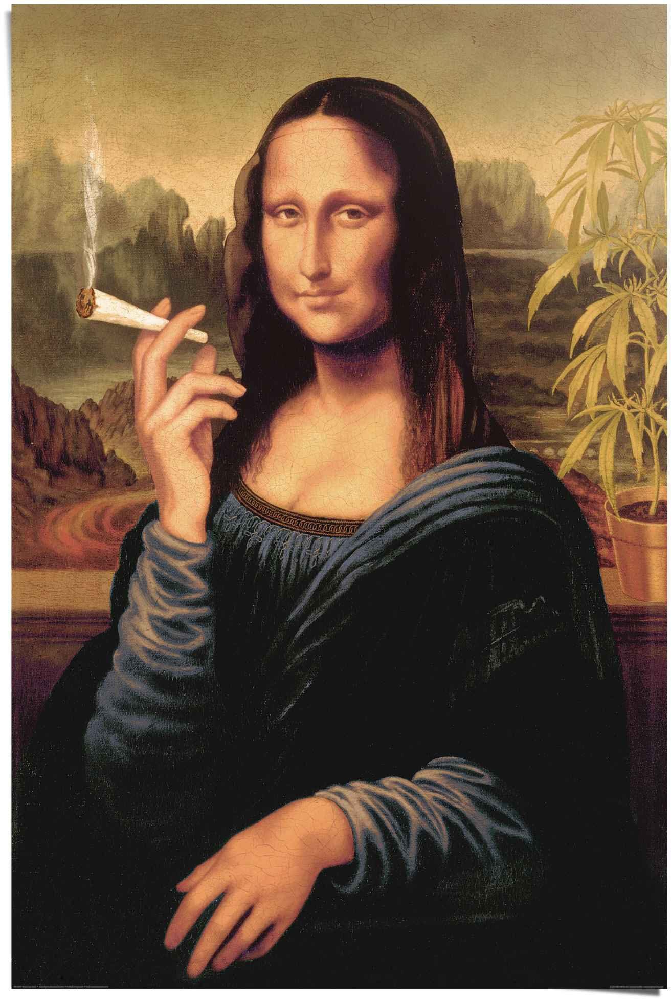 Reinders! Poster Poster Mona Lisa joint, Menschen (1 St)
