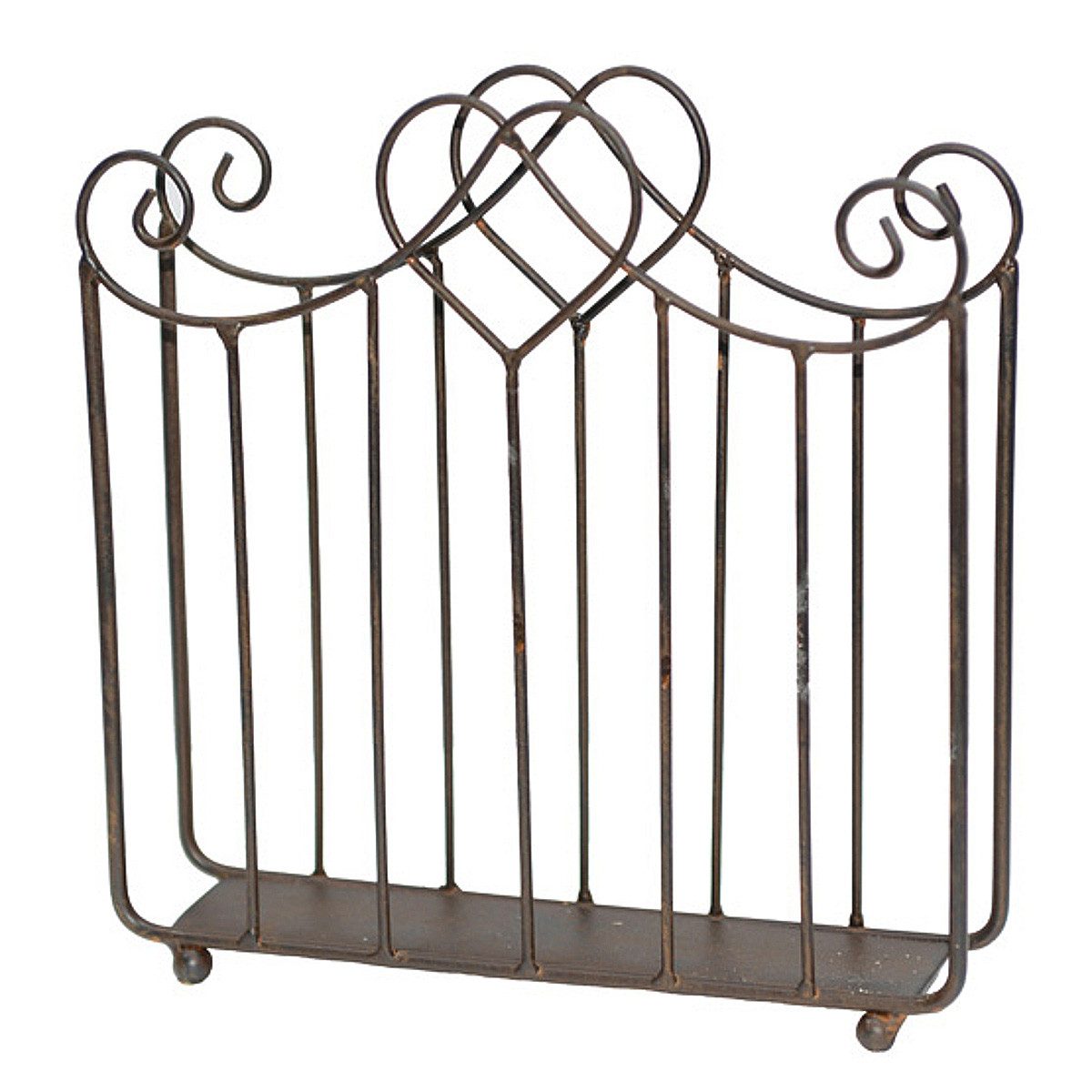 Macosa Home Serviettenhalter Servietteständer Landhaus Braun Metall Tischdekoration, Metall, (1-tlg., Servietten Halter Tisch Dekoration), Aufbewahrung Serviettenkorb Serviettenspender Tischdeko