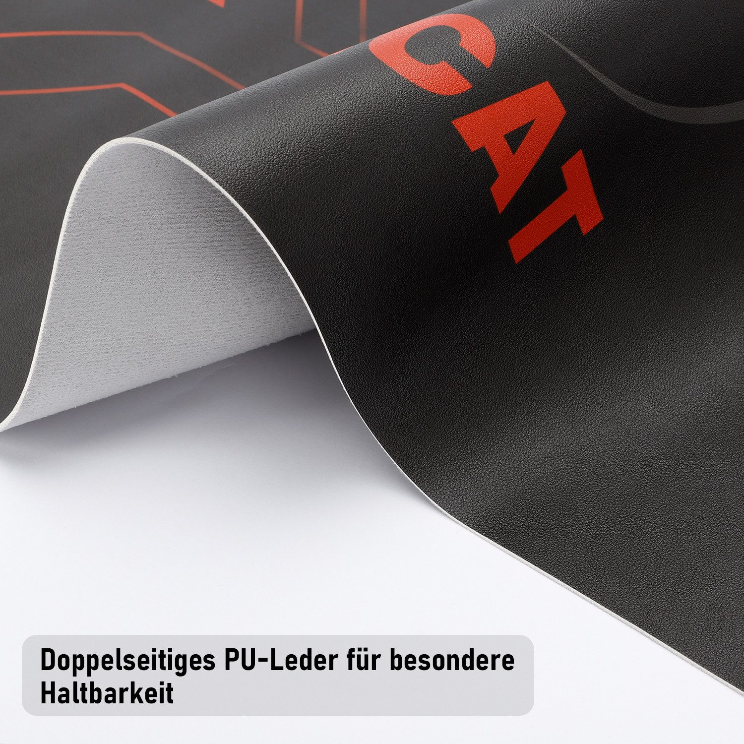 BRAIDOL Mauspad Gaming Mauspad XXL 900 x 400 mm,Schreibtischunterlage, Tischunterlage (Schreibtischunterlage, Mauspad mit Leder, Multifunktionales Office Mousepad Laptop Schreibunterlage, Tischschutz Unterlage für Büro/Home-Office), Tischunterlage Large Size - verbessert Präzision und Geschwindigkeit