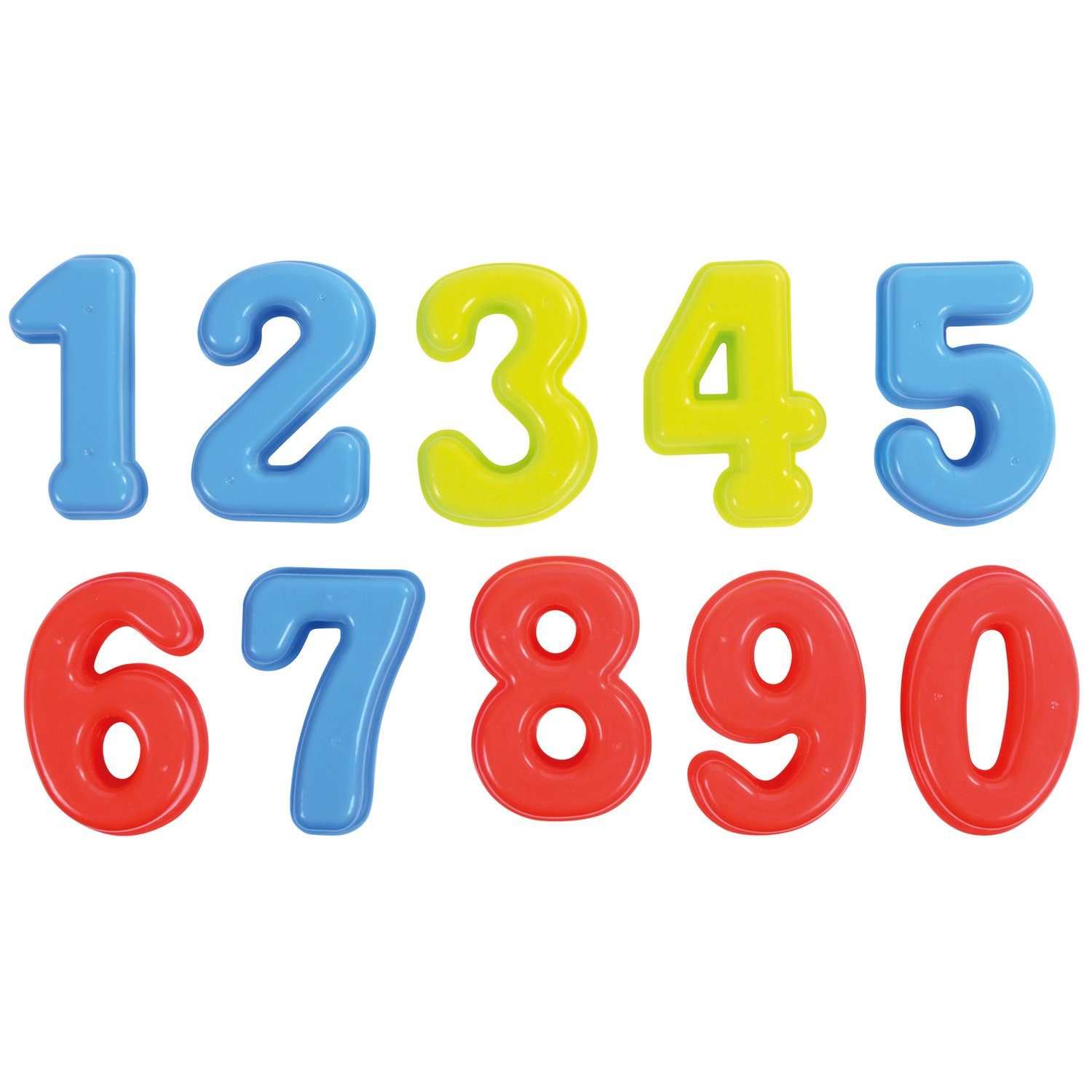 EDUPLAY Badespielzeug Sandformen Zahlen 0-9 aus Kunststoff ca. 6 x 9,5 x 2, günstig online kaufen