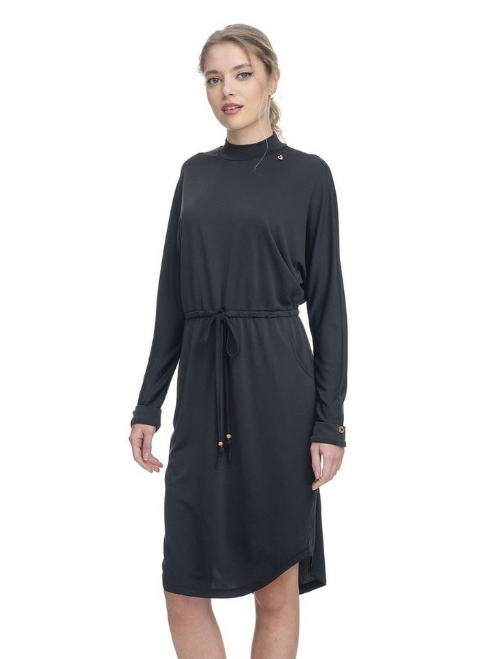 Ragwear Jerseykleid ADISSON (1-tlg) Drapiert/gerafft, Cut-Outs, Lässiges  feminines Damen Kleid