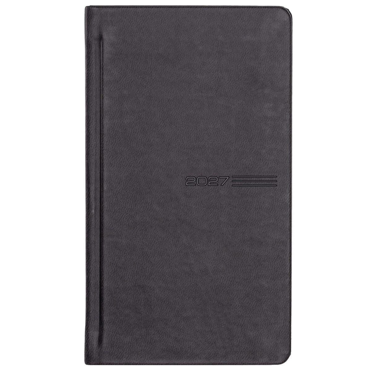 GÜSS Kalender Taschenkalender Taschenkalender 8,7x15,3cm 1 Woche/2 Seiten schwarz 2027