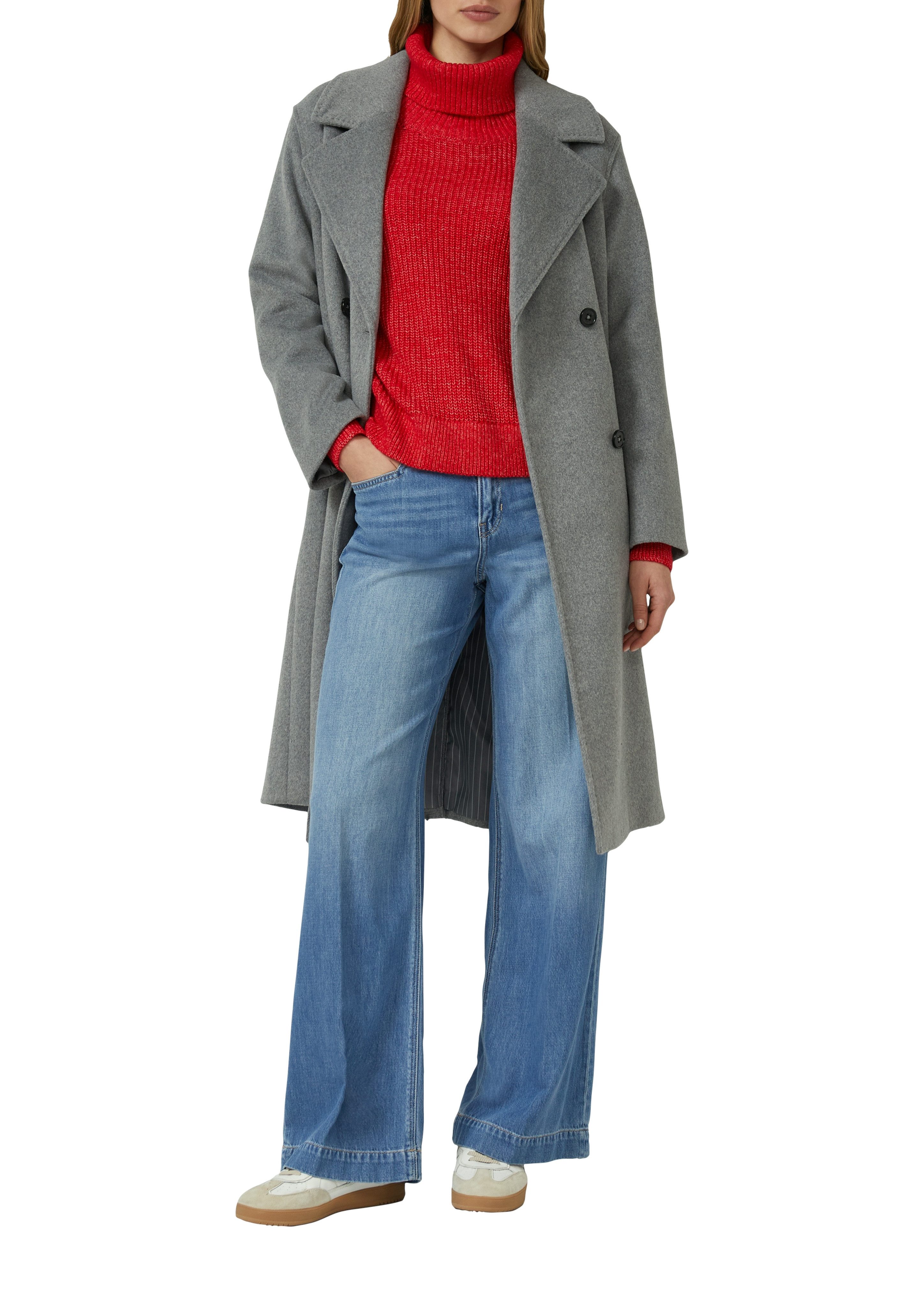 s.Oliver Strickpullover Oversize, mit weiten Ärmeln und Rollkragen günstig online kaufen