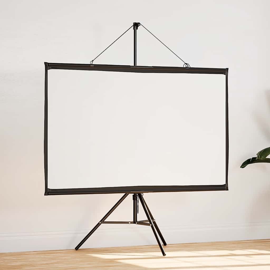 vidaXL 60aposapos 169 Beamer Leinwand mit Stativ 60 Zoll 169 Pull-Up-Leinwand