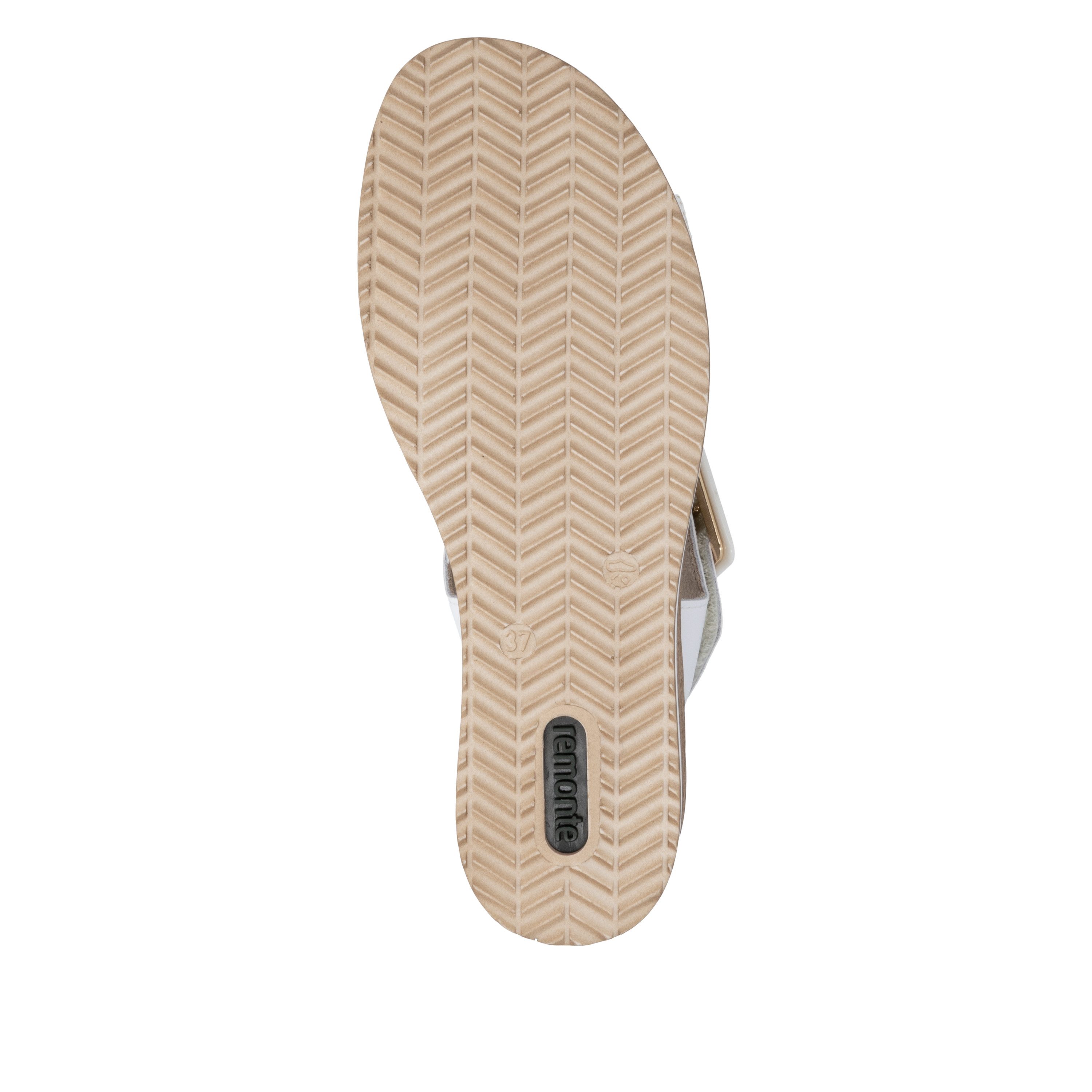 Remonte Sandalette Sommerschuh, Sandale, Bequemschuh mit Klett unter der Zierschnalle