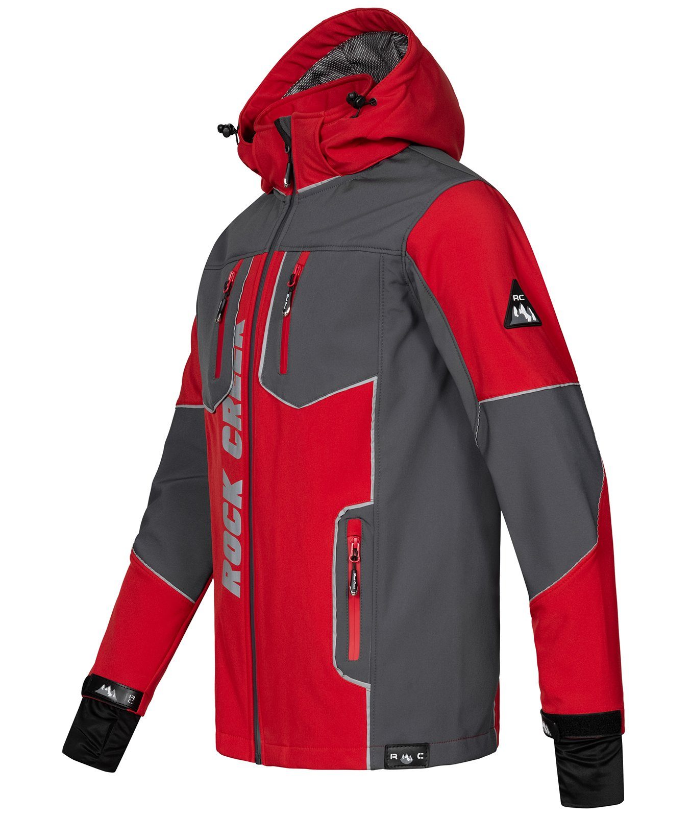 Rock Creek Softshelljacke Herren Softshelljacke Wanderjacke H-237 günstig online kaufen