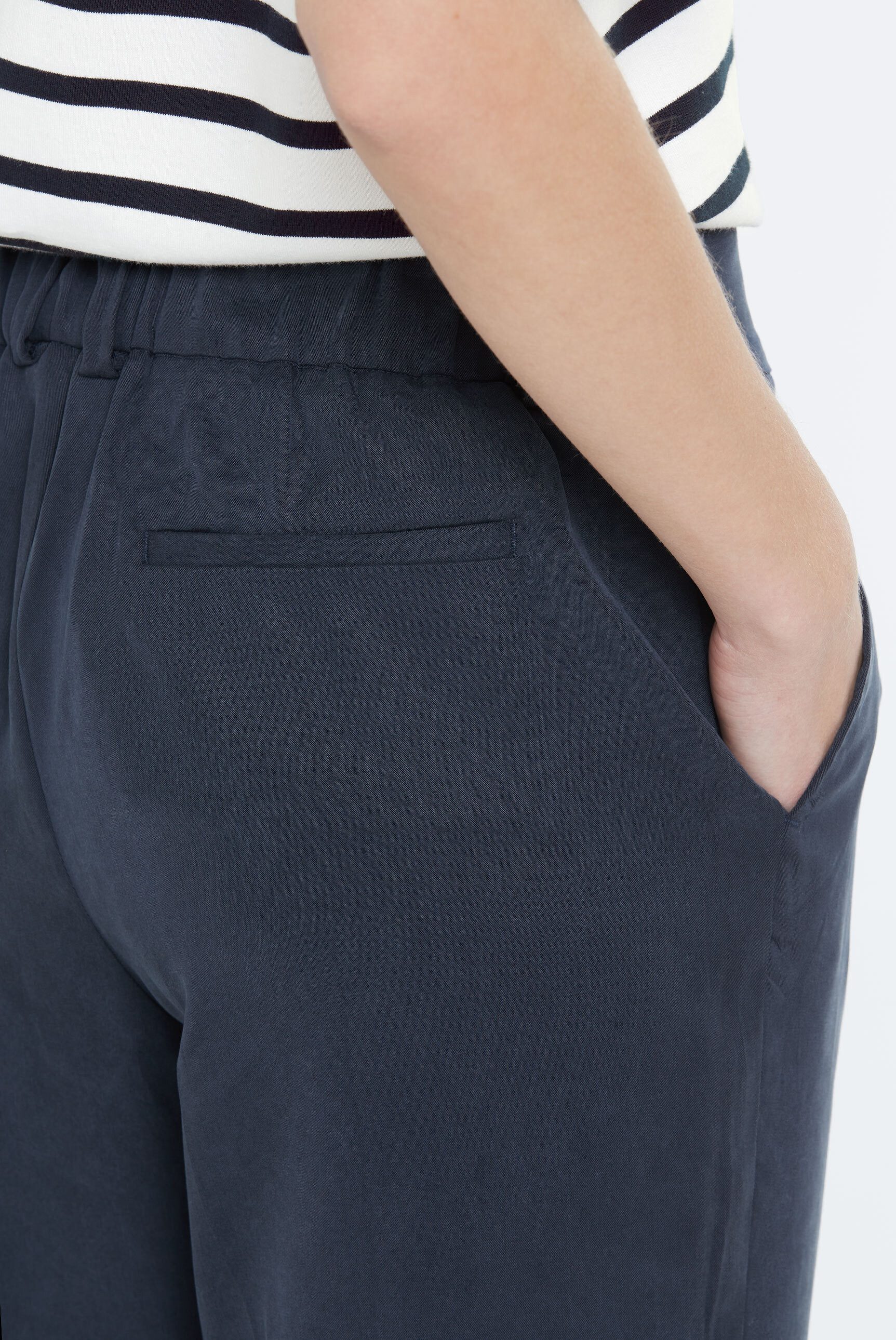 SENSES.THE LABEL Stoffhose mit Elastikbund hinten